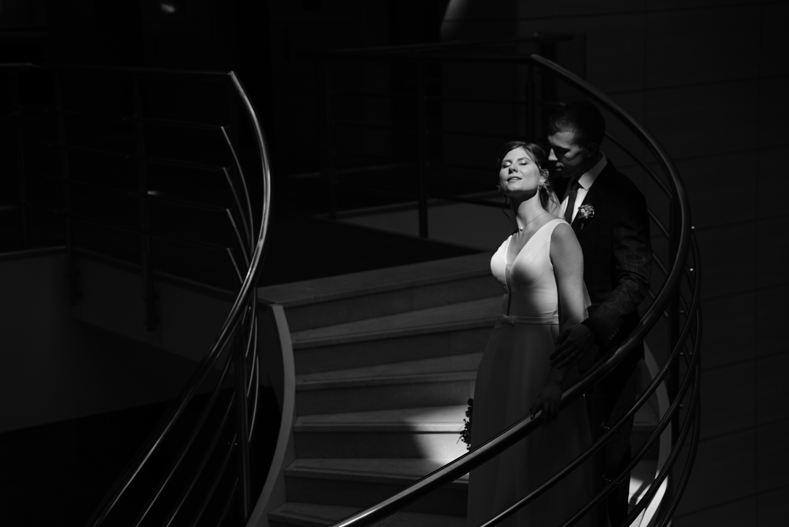 Иван и Виктория чб. Свадебный фотограф в Самаре Анна Ковалева