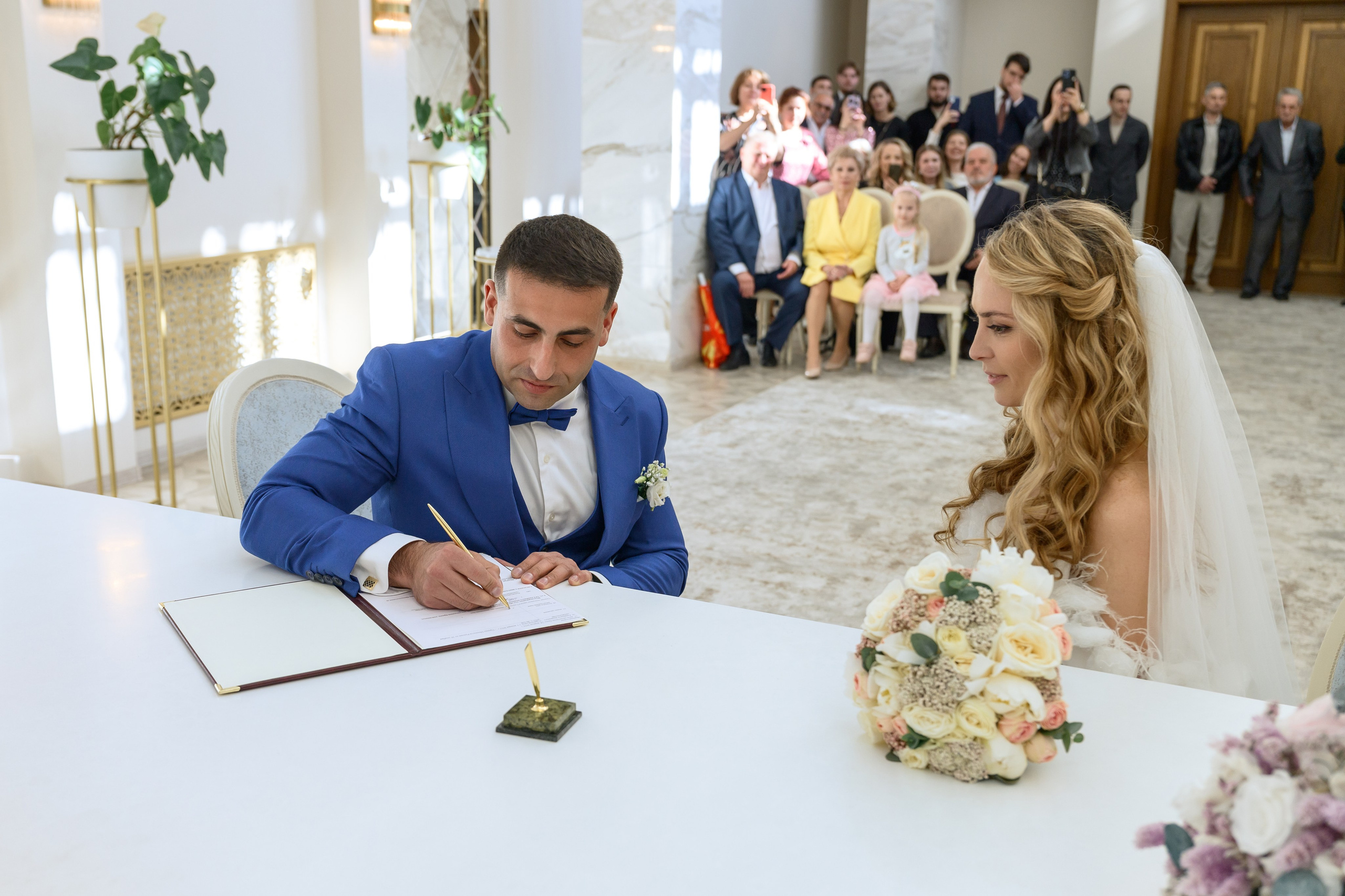 Регистрация брака дворец бракосочетания № 4. Свадебный фотограф Москва Юрий Кульман