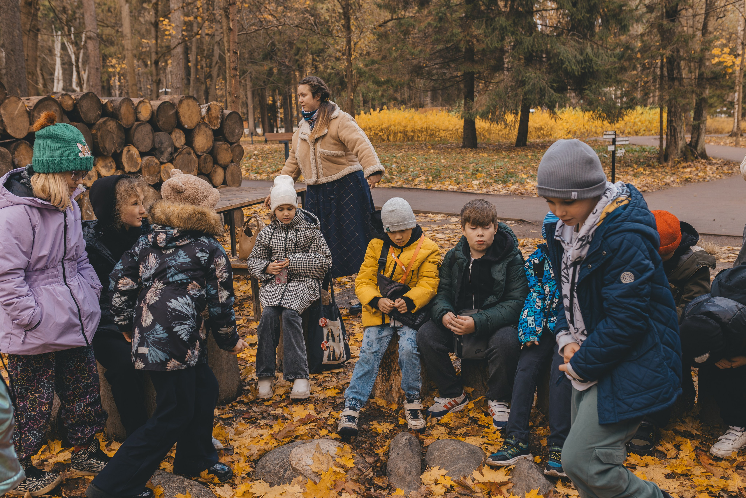 Репортаж школьной экскурсии. Семейный и женский фотограф в Москве Надежда Воробьева