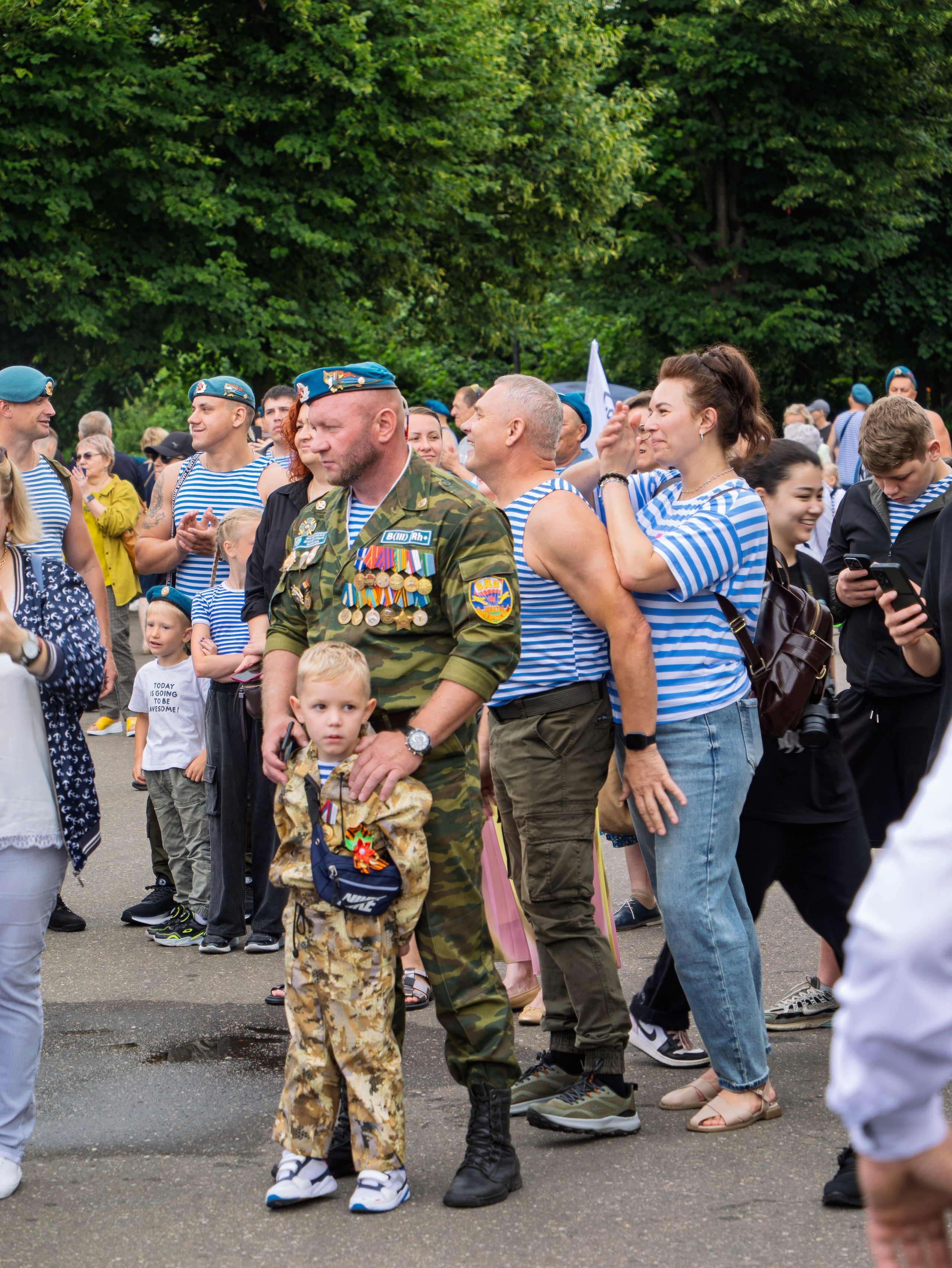 Празднование 95-летия ВДВ в парке горького 2 августа 2025 гола. Фотограф Никифоров-Гордеев Сергей. Москва и МО