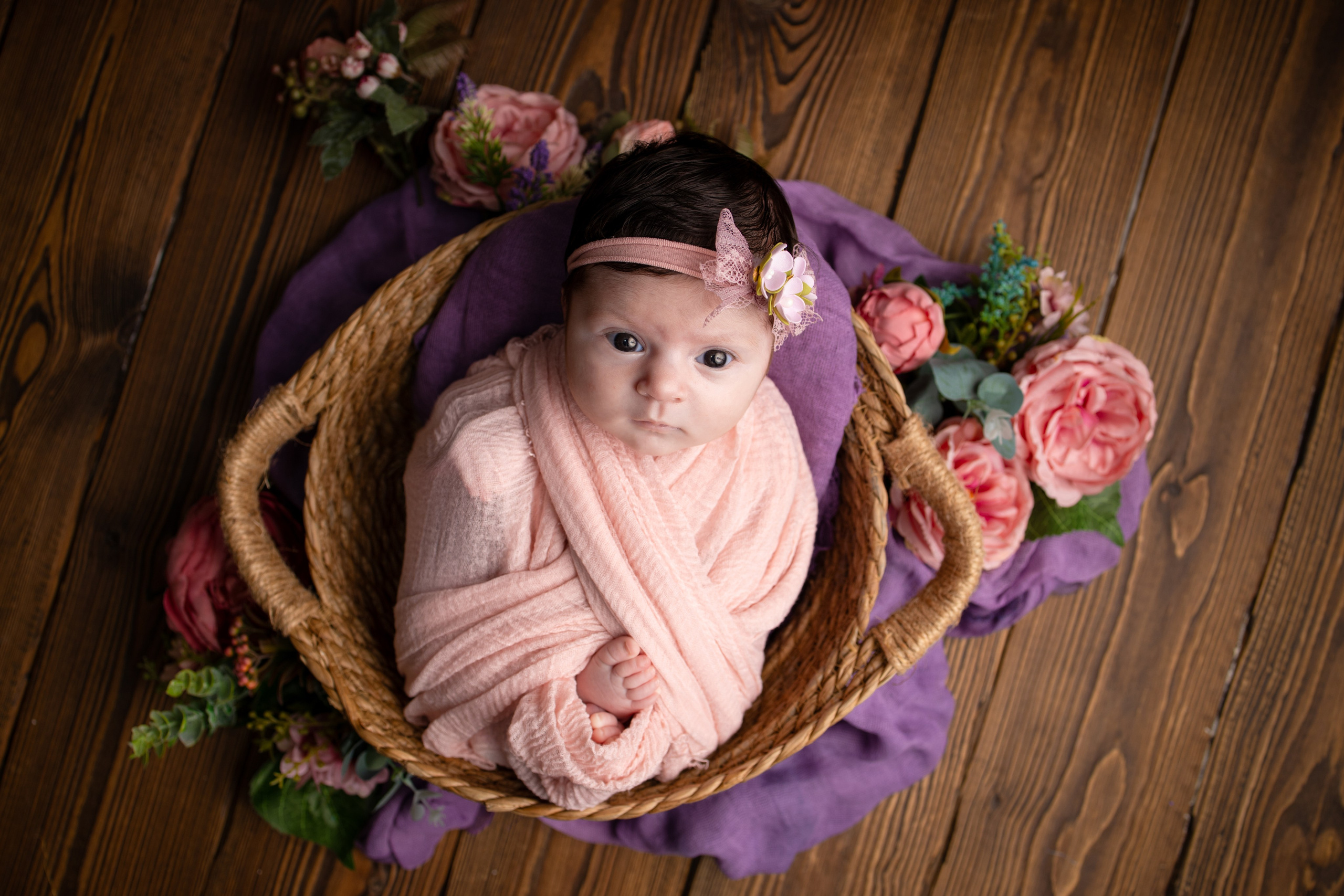 Ньюборн съёмка в студии. Семейный и Детский фотограф в Краснодаре Дарья Насаченко