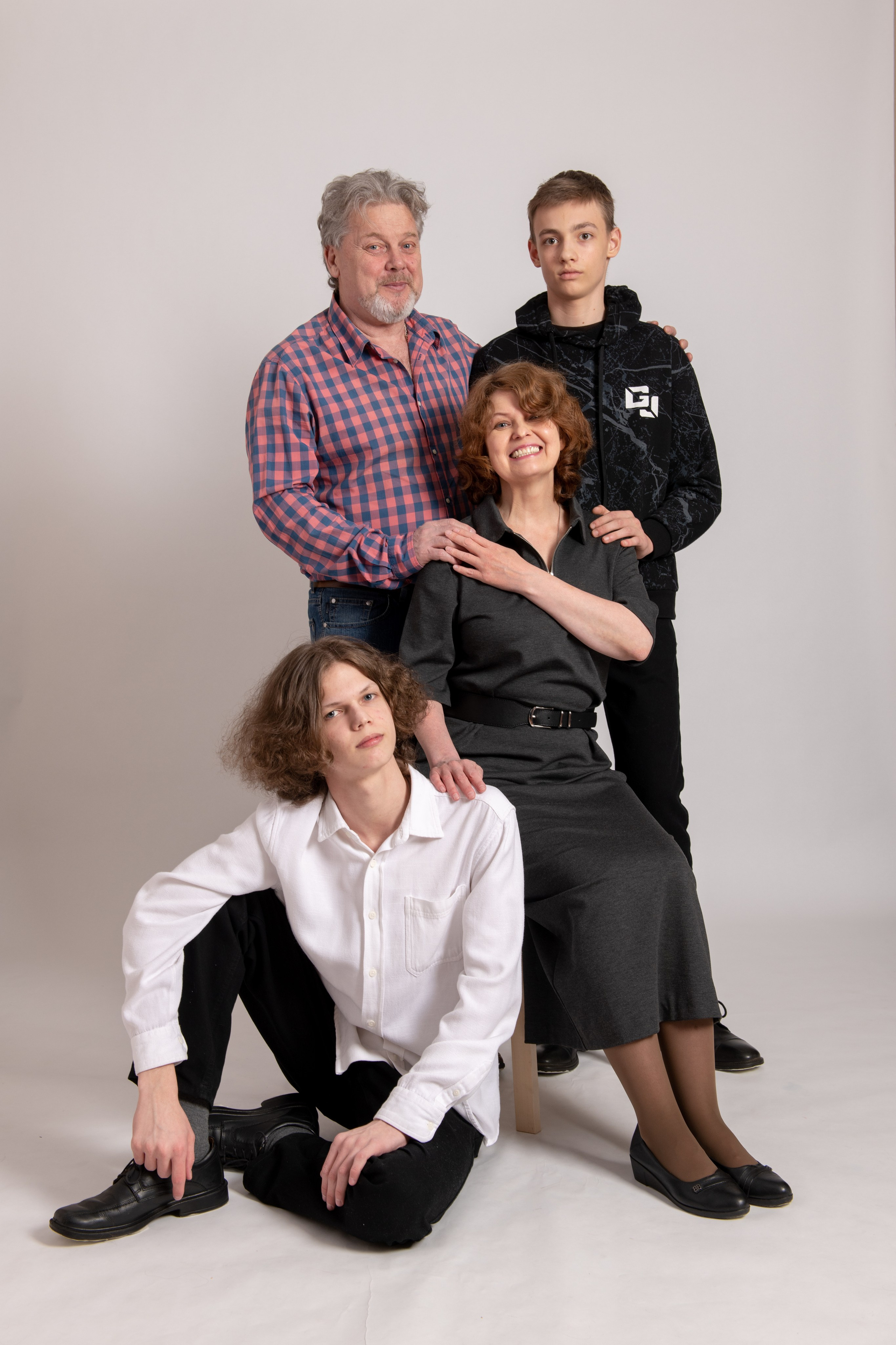 Семейные портреты Ирины и Владимира с детьми. Фотосессия беременности — Крылова Натали — Москва