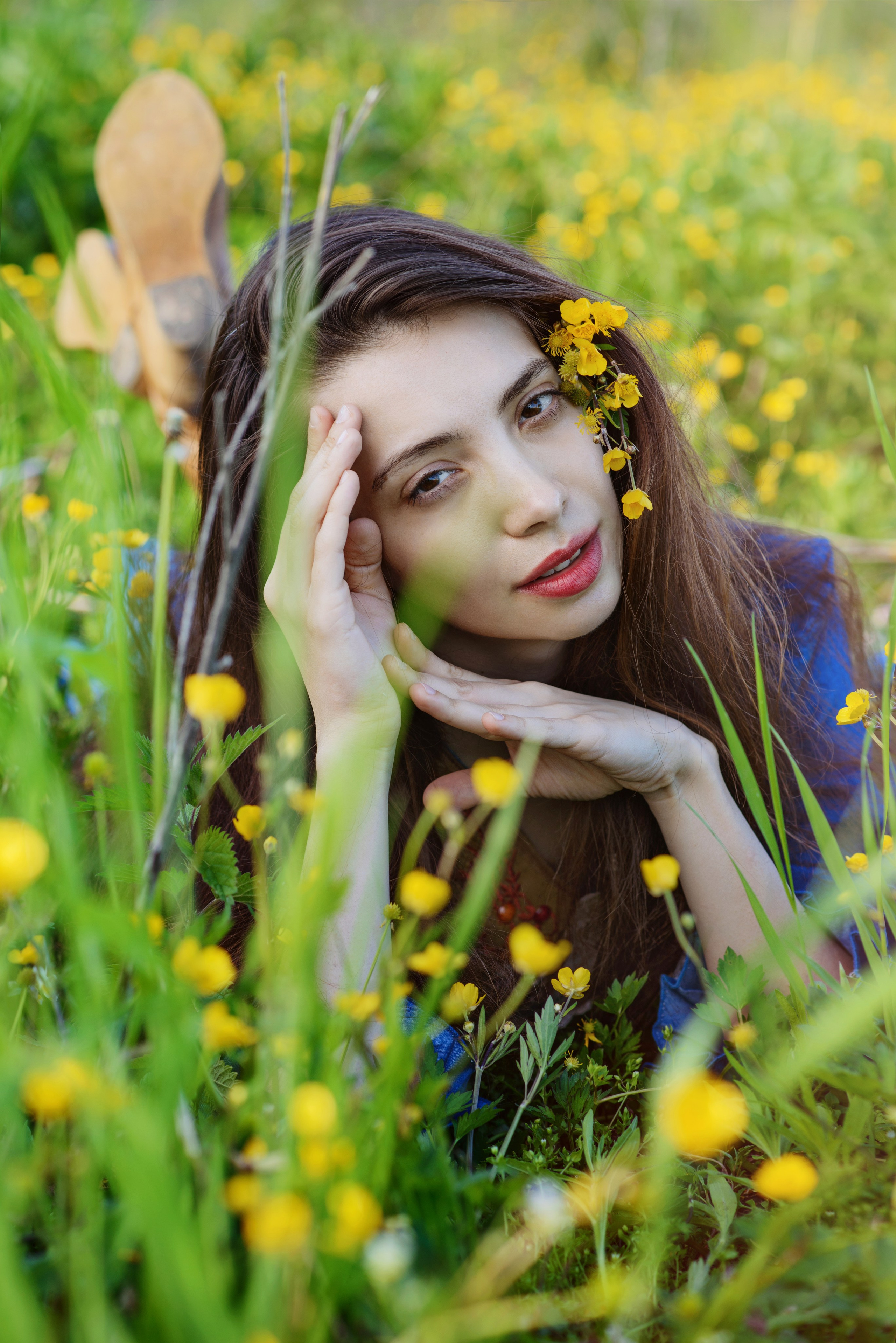 Бохо фотосессия на природе