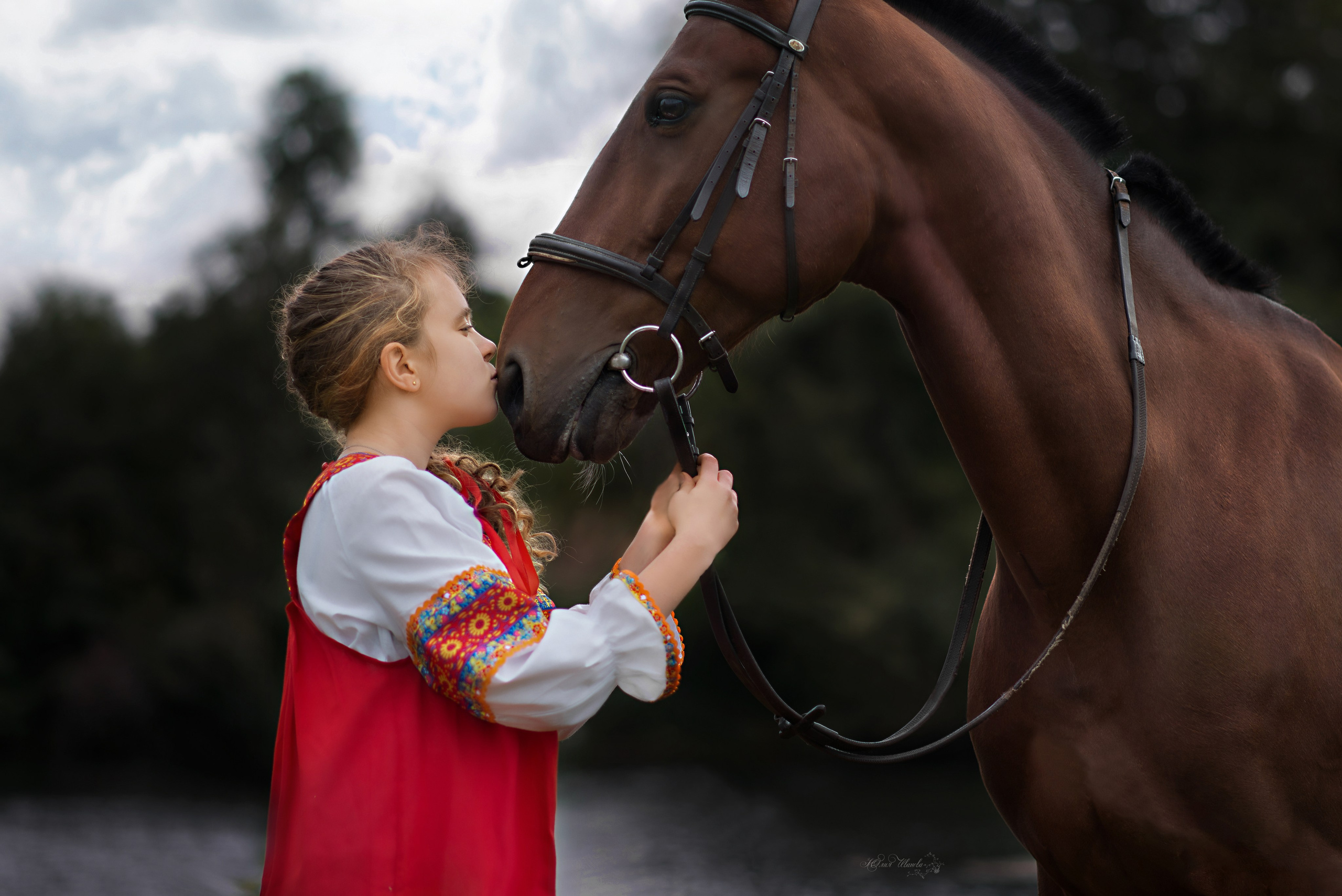 Ангелина и Финист. Конный фотограф в Саратове Юлия Иванова