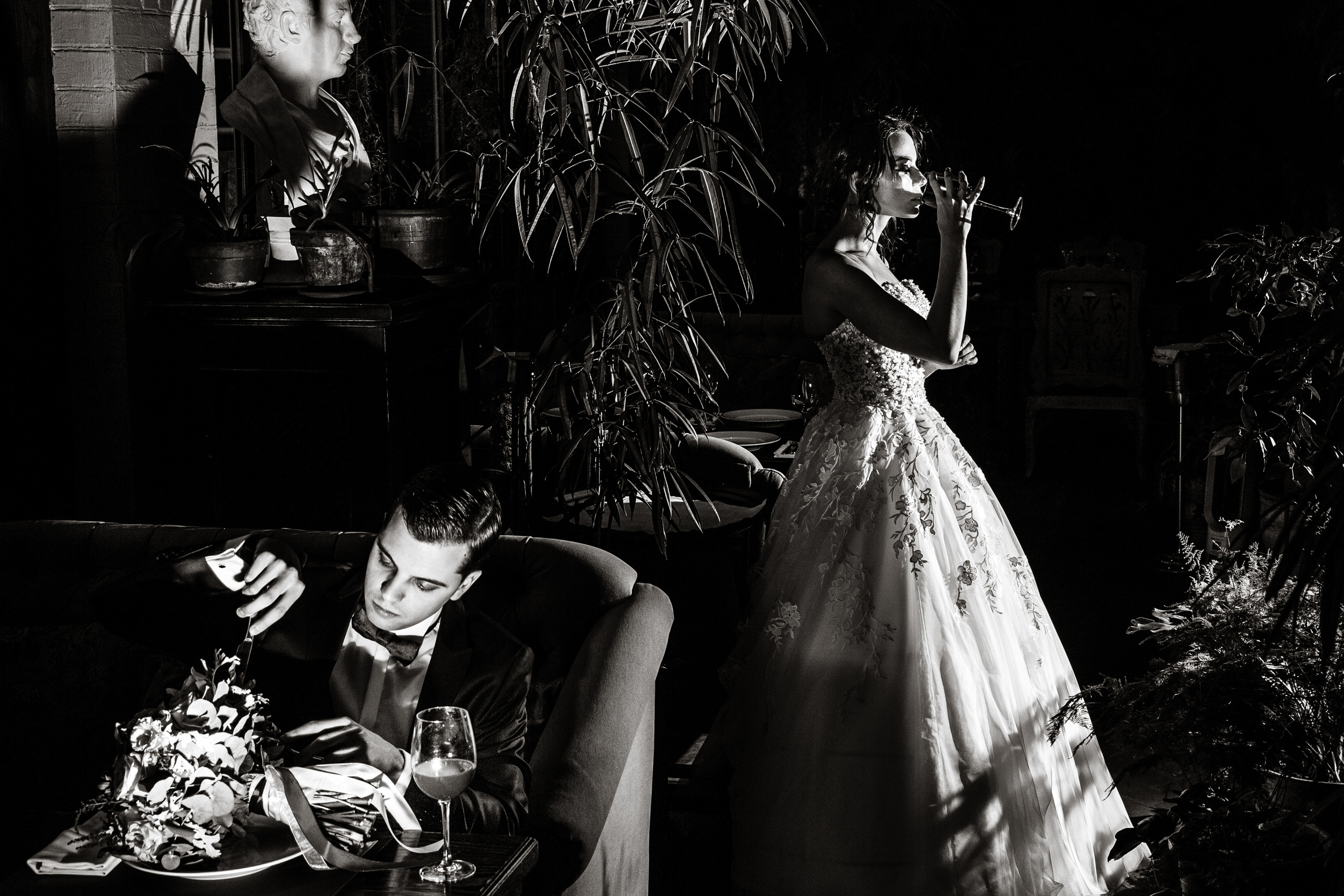 Элла и Антон. Свадебные фотосессии в Москве. Фотограф Сергей Ржевский