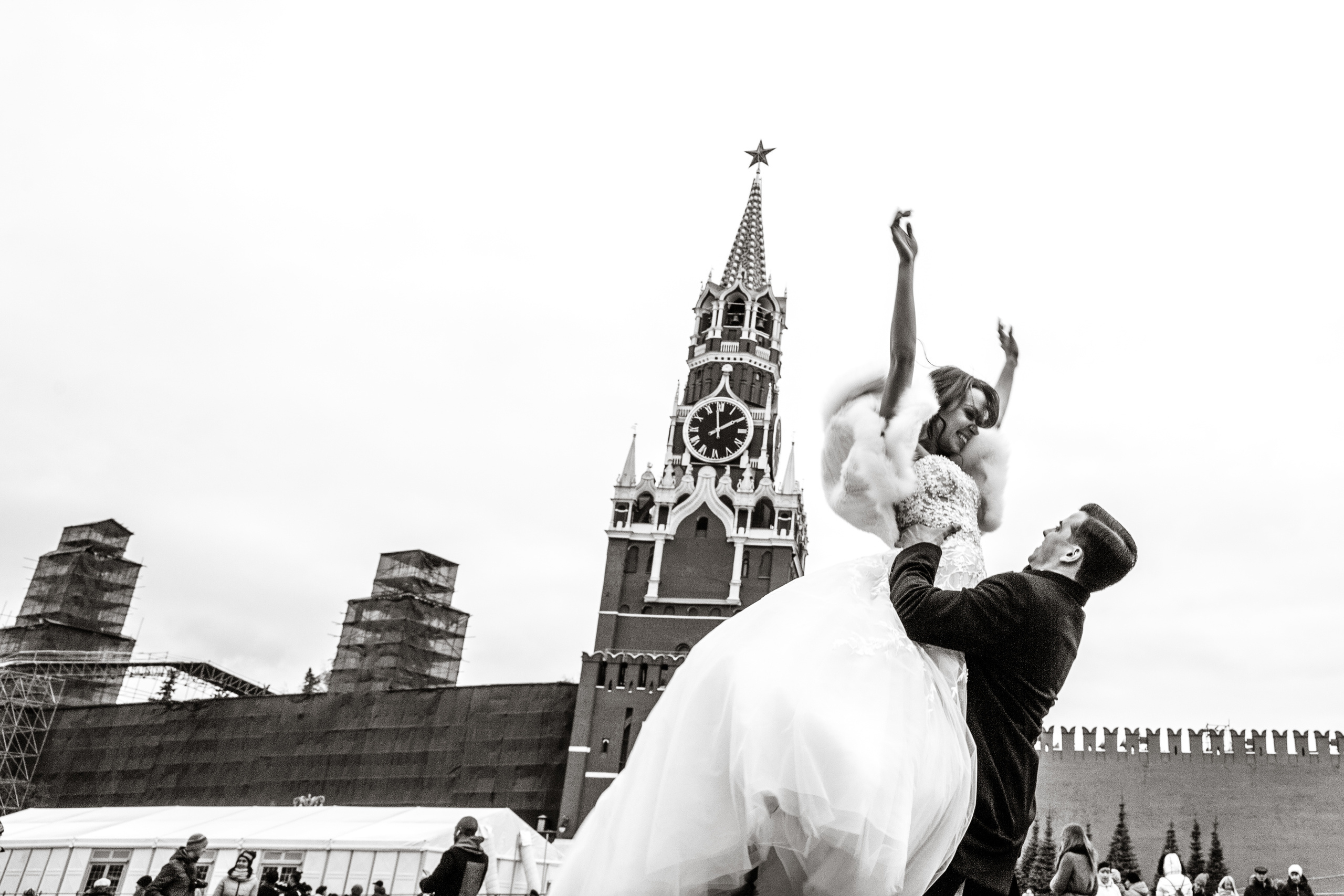 Элла и Антон. Свадебные фотосессии в Москве. Фотограф Сергей Ржевский