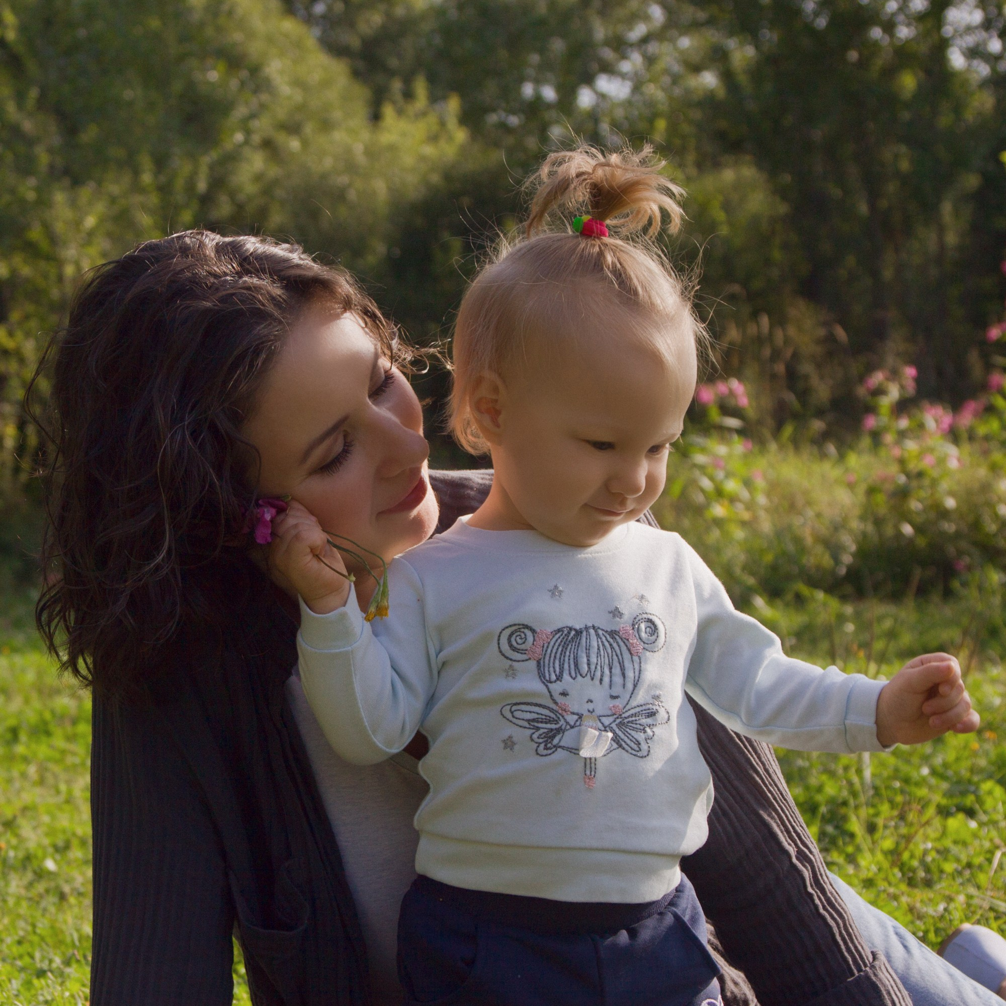 Настя с дочкой. Необычные портретные фотосессии под ключ в Москве