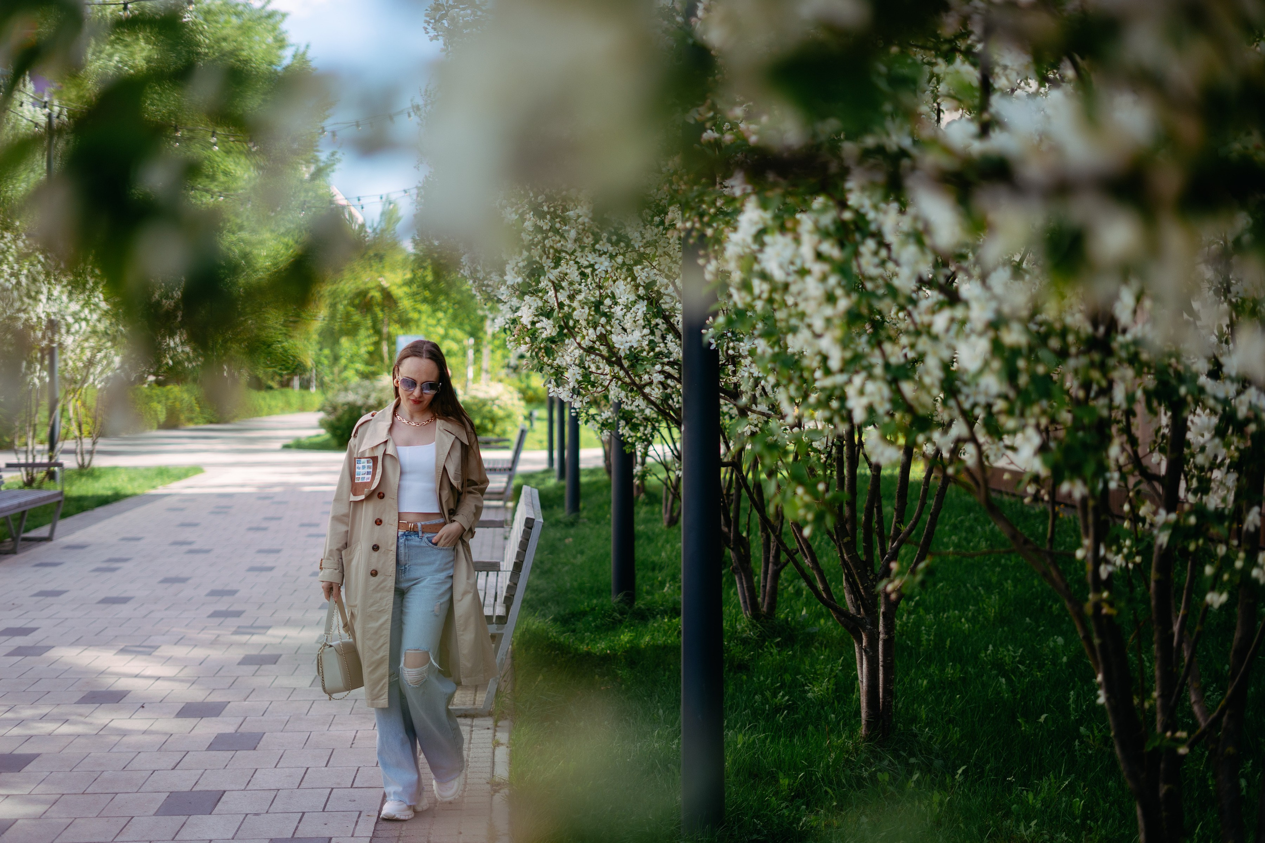 Екатерина в парке. Фотограф в Казани Алсу Багабиева