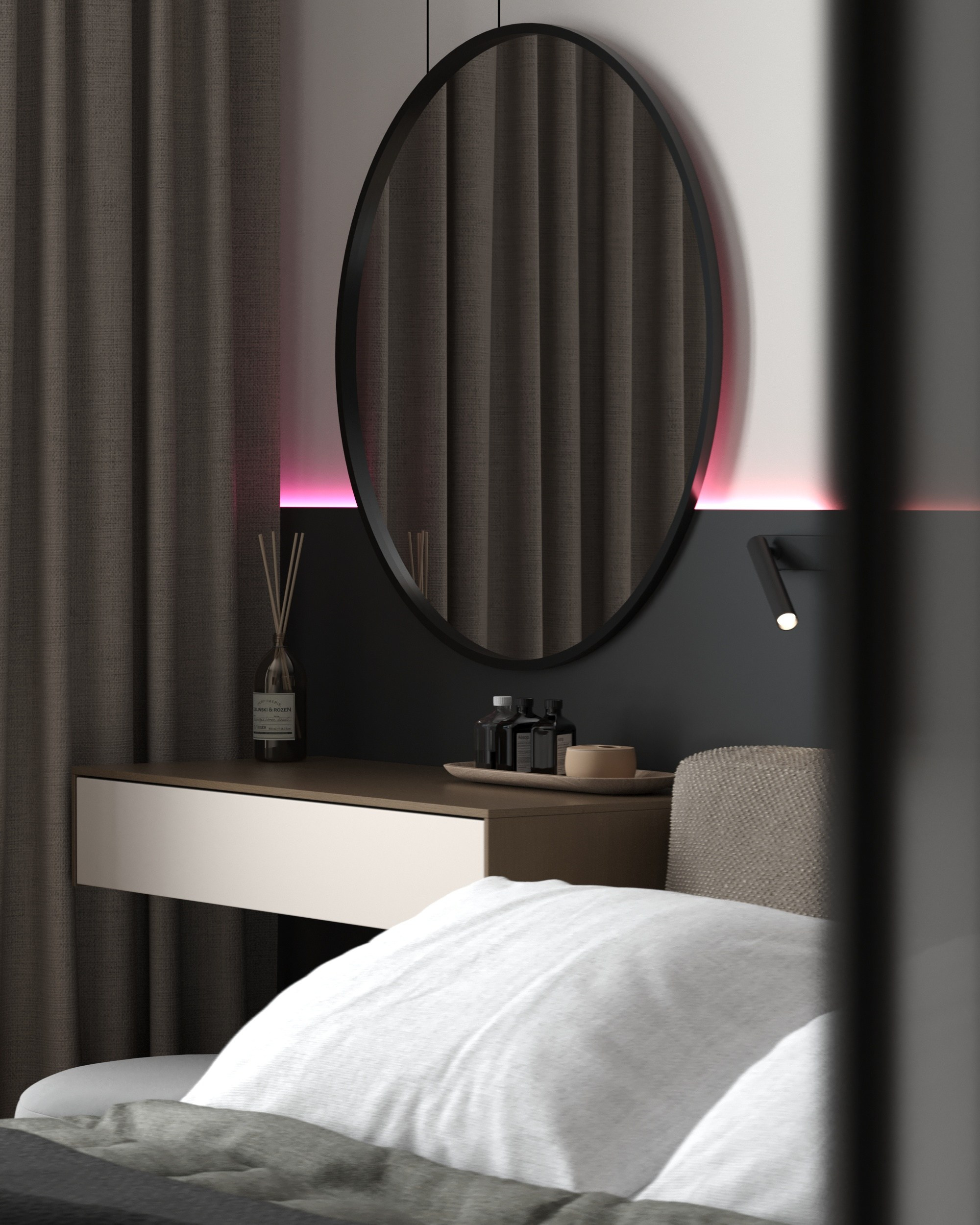 Light minimalistic interior 1. Cg artist Shchapov Dmitry