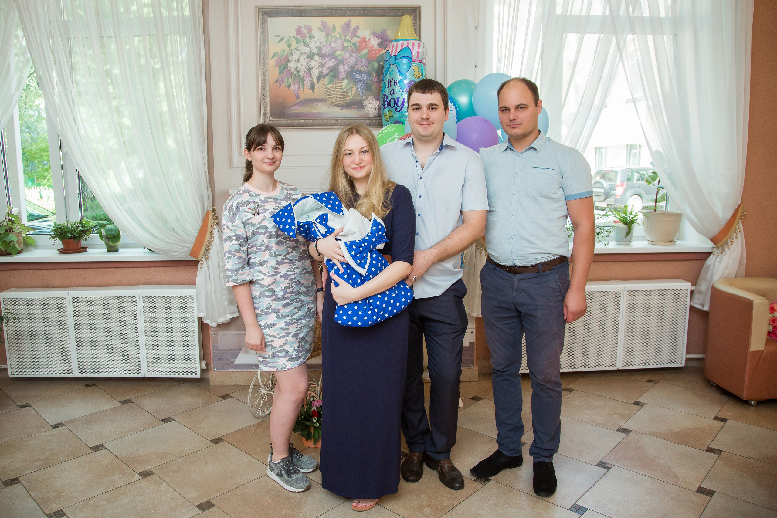 Выписка Владислава. Фотограф на Крещение, семейный фотограф в Москве