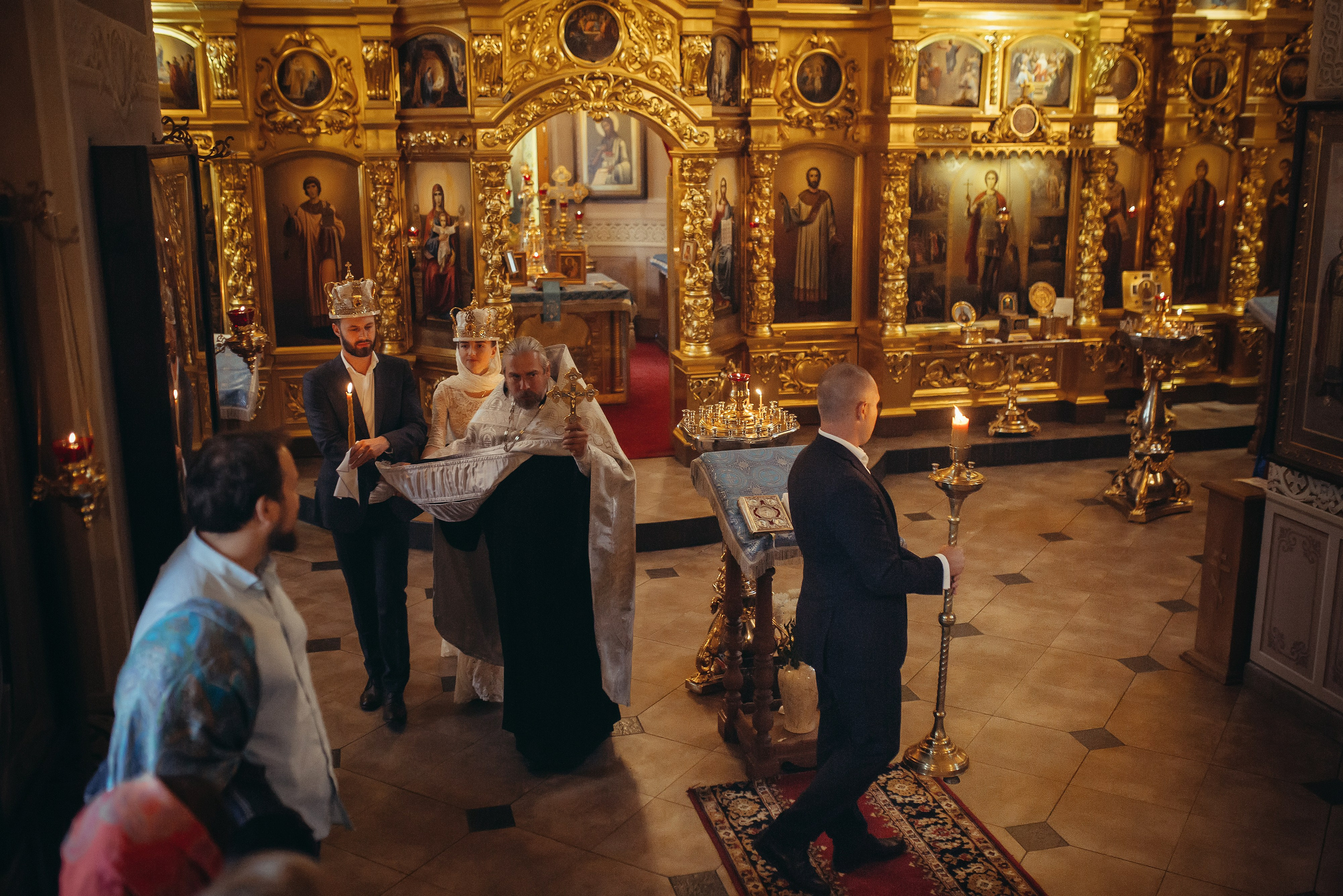 Венчание Виктора и Марии. Фотограф на Крещение, семейный фотограф в Москве