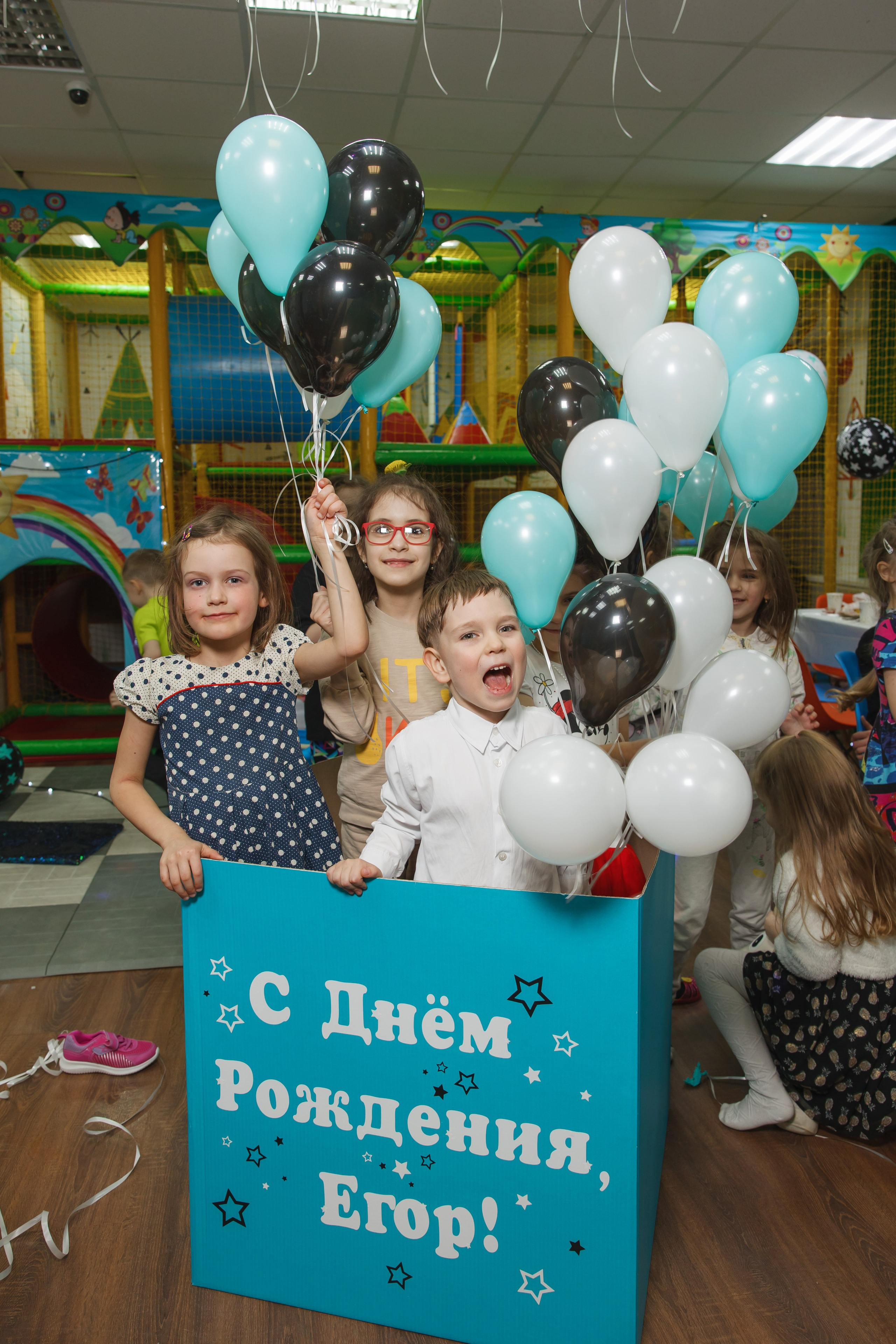 День рождения Егора, 6 лет, «Мультяшка». Свадебный и репортажный фотограф (Москва, Королев и другие)