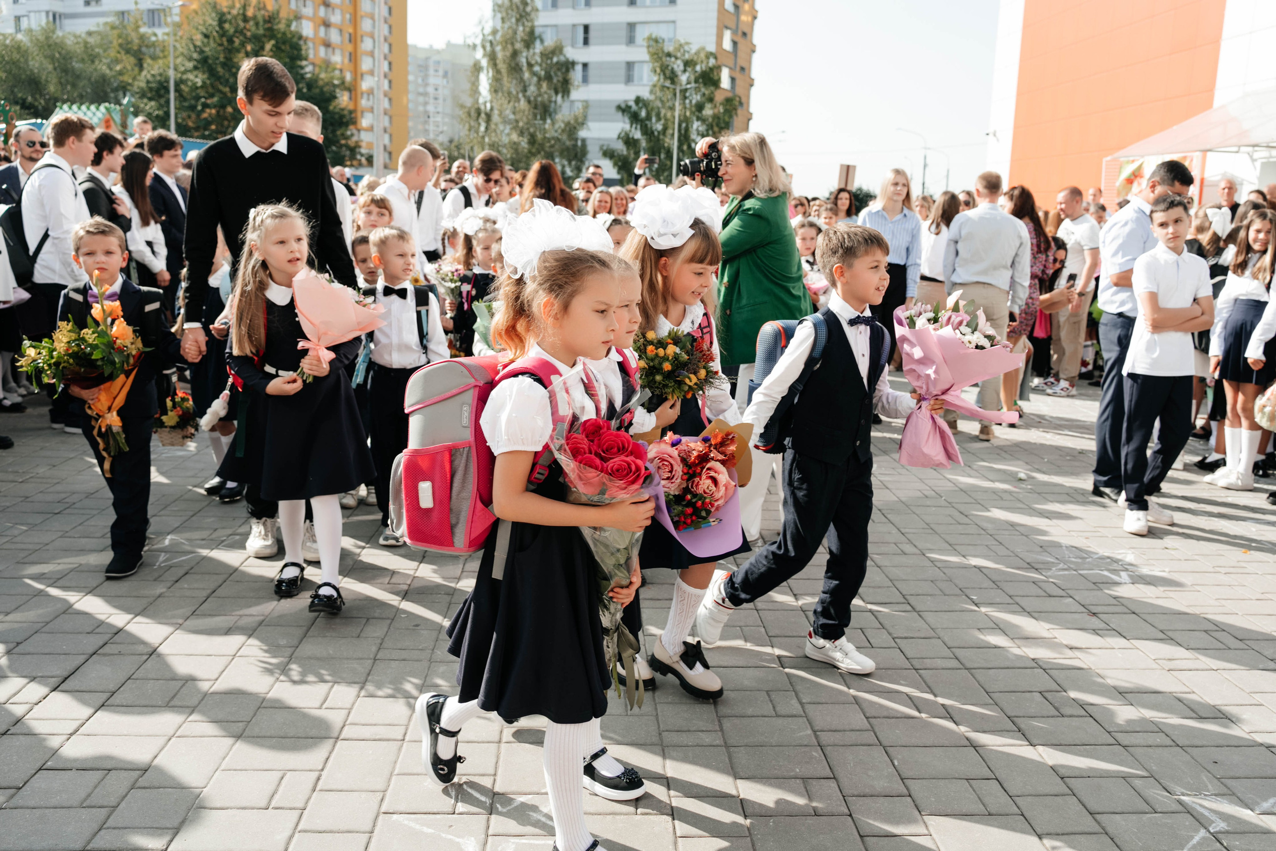 1 сентября, 1-й класс. Свадебный фотограф Москва Александра Аверкова