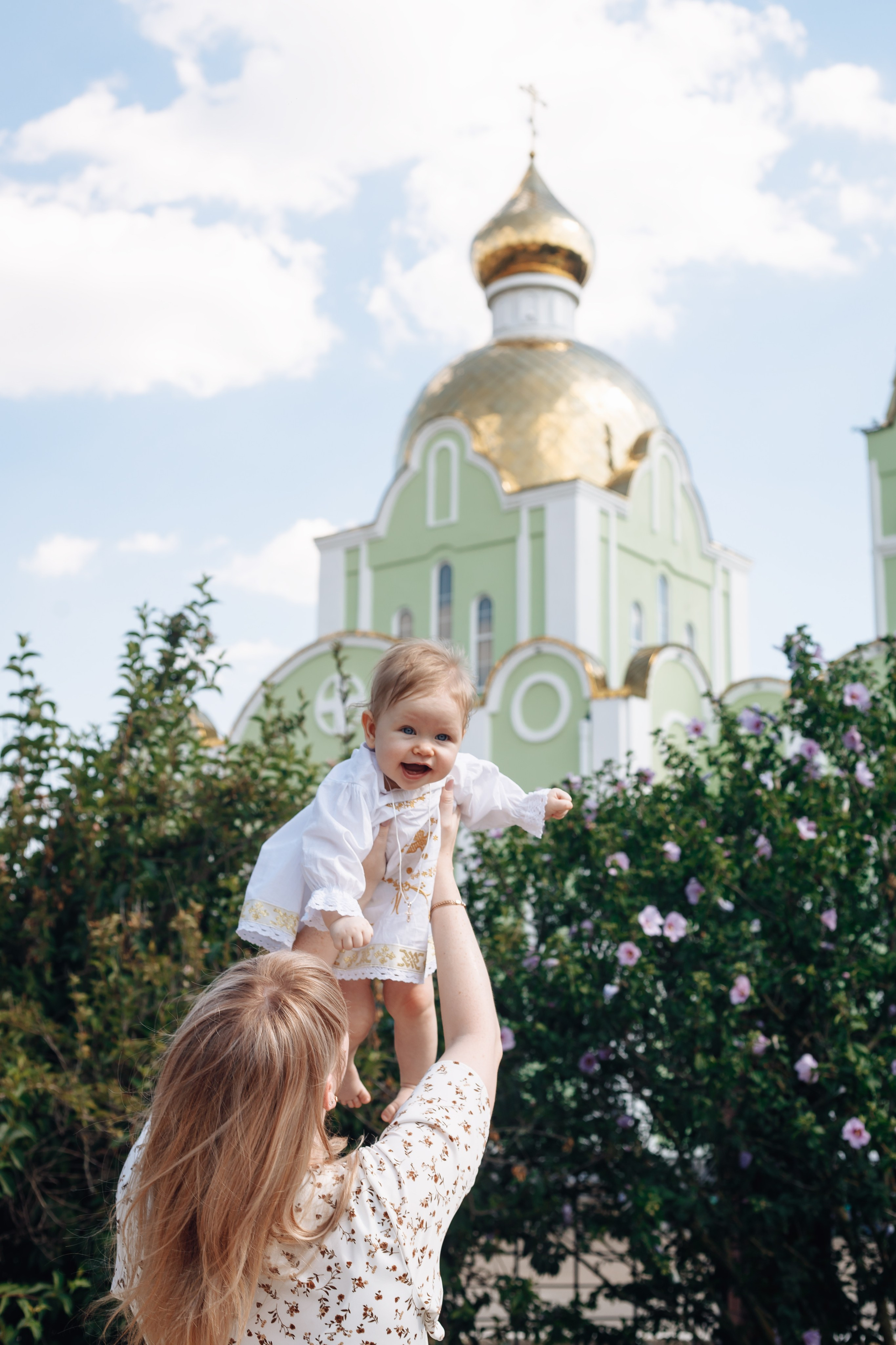 Таинство крещения в Тихорецке. Свадебный и семейный фотограф в Краснодарском крае Мария Данилкина