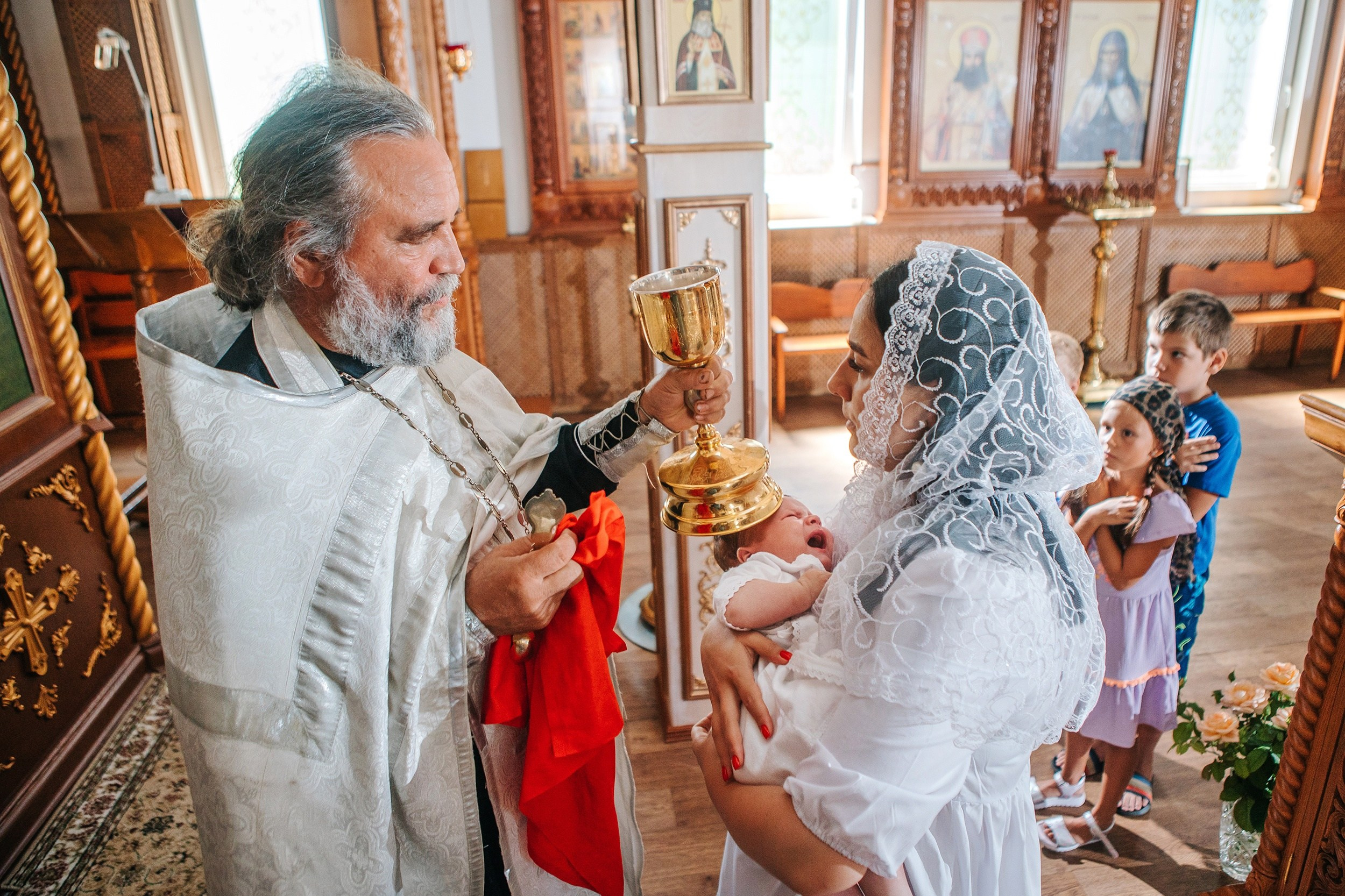 Крещение. Свадебный фотограф, фотограф на крещение, фотограф на день рождения в Воронеже