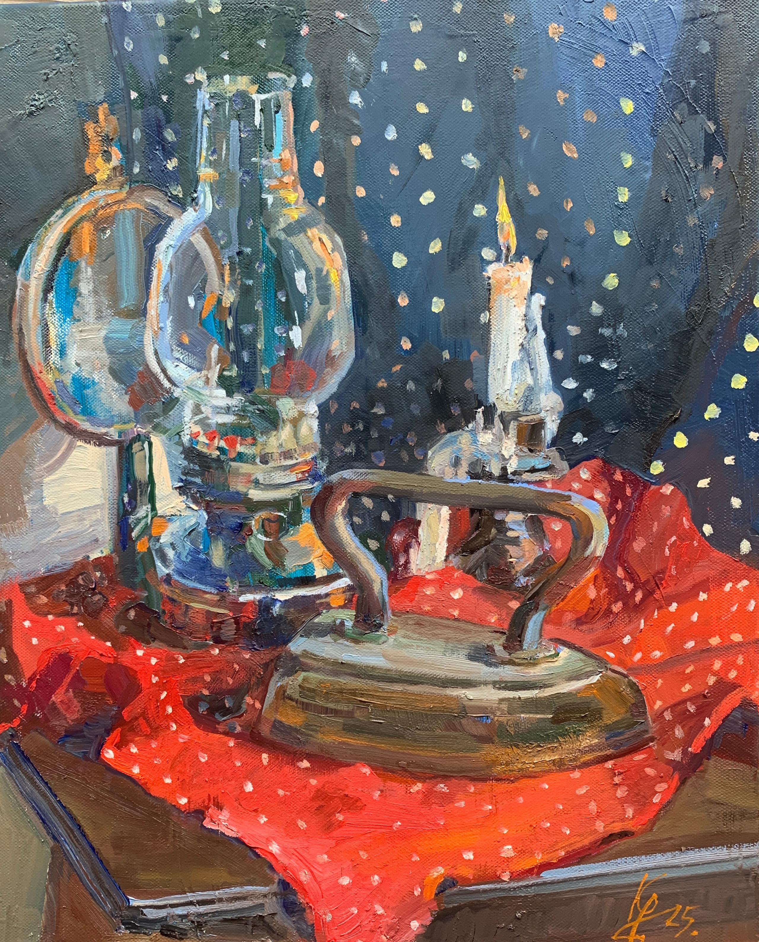 Бабушкины горошки 50х40 х-м 2025