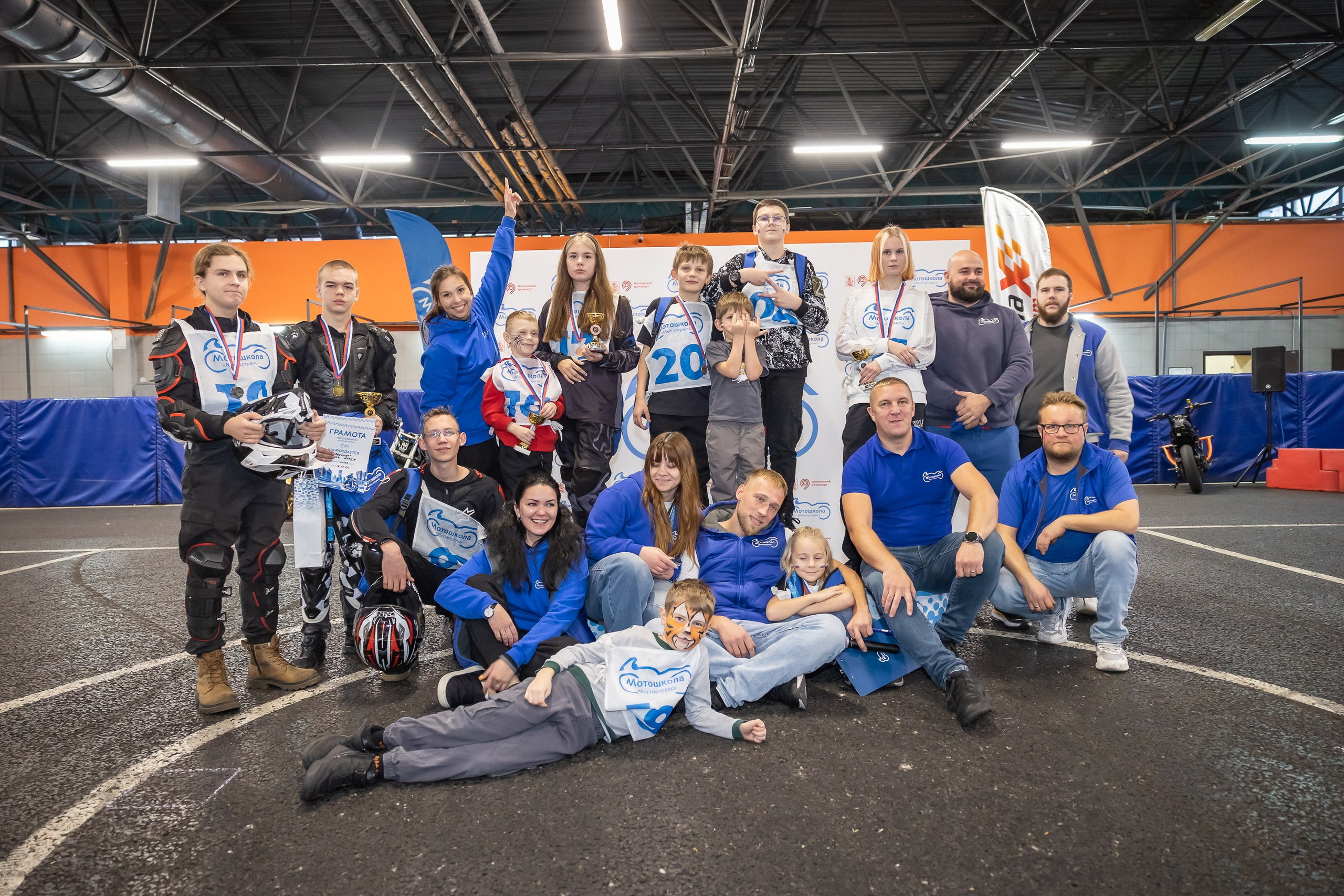 Соревнования в Мотошколе «Мосгортранс». Фотограф Владимир Охрименко
