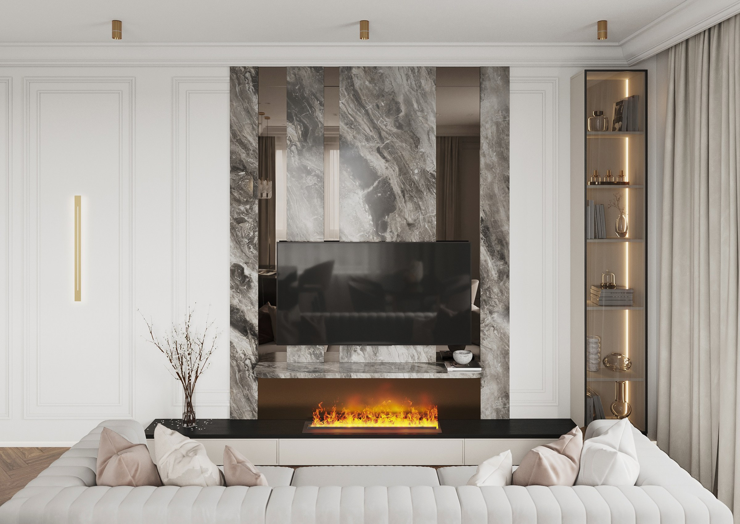 ЖК Тесоро. Дизайн Анна Лавриченко. 3D визуализатор интерьеров Ксения Жарко