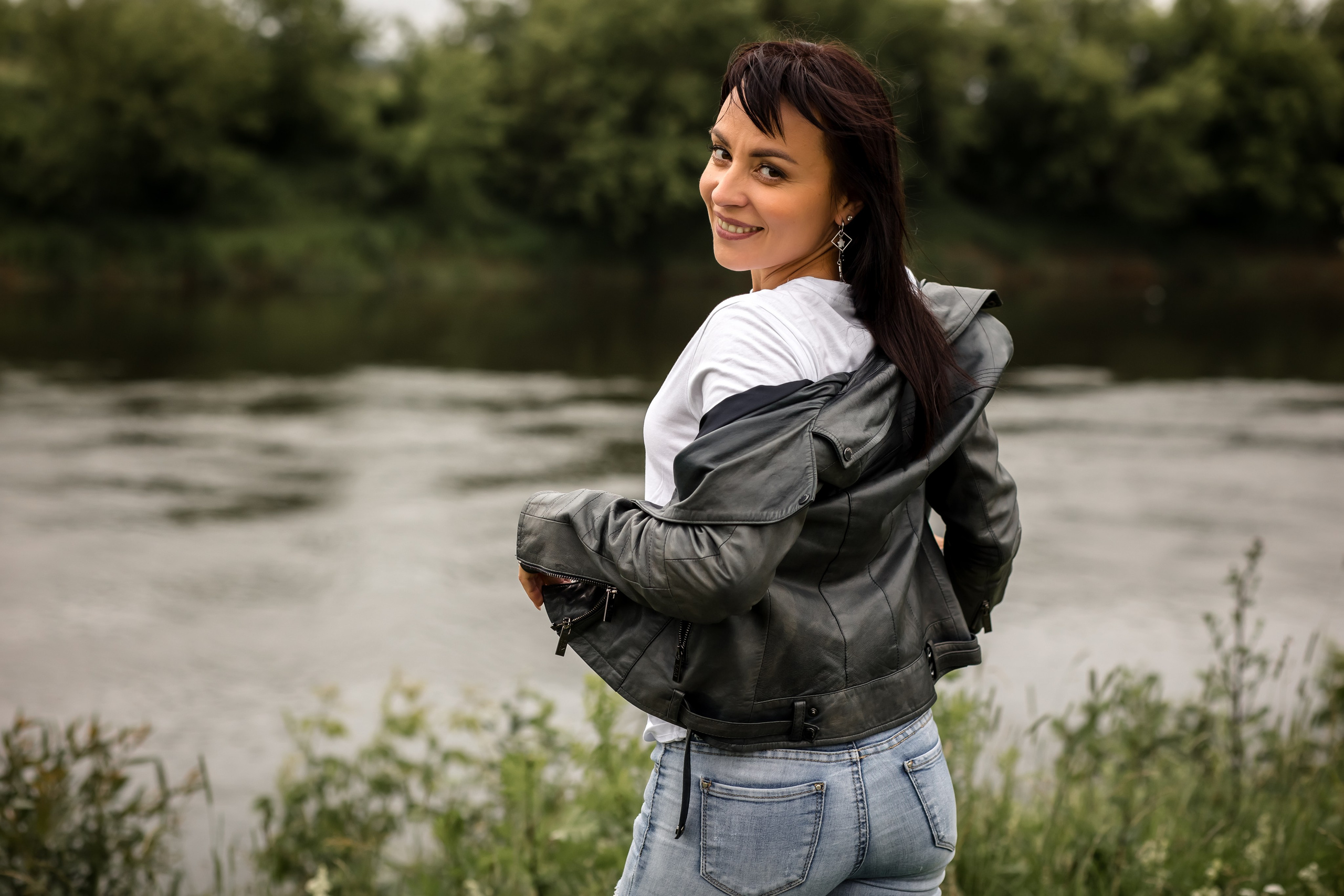 Катя с детками