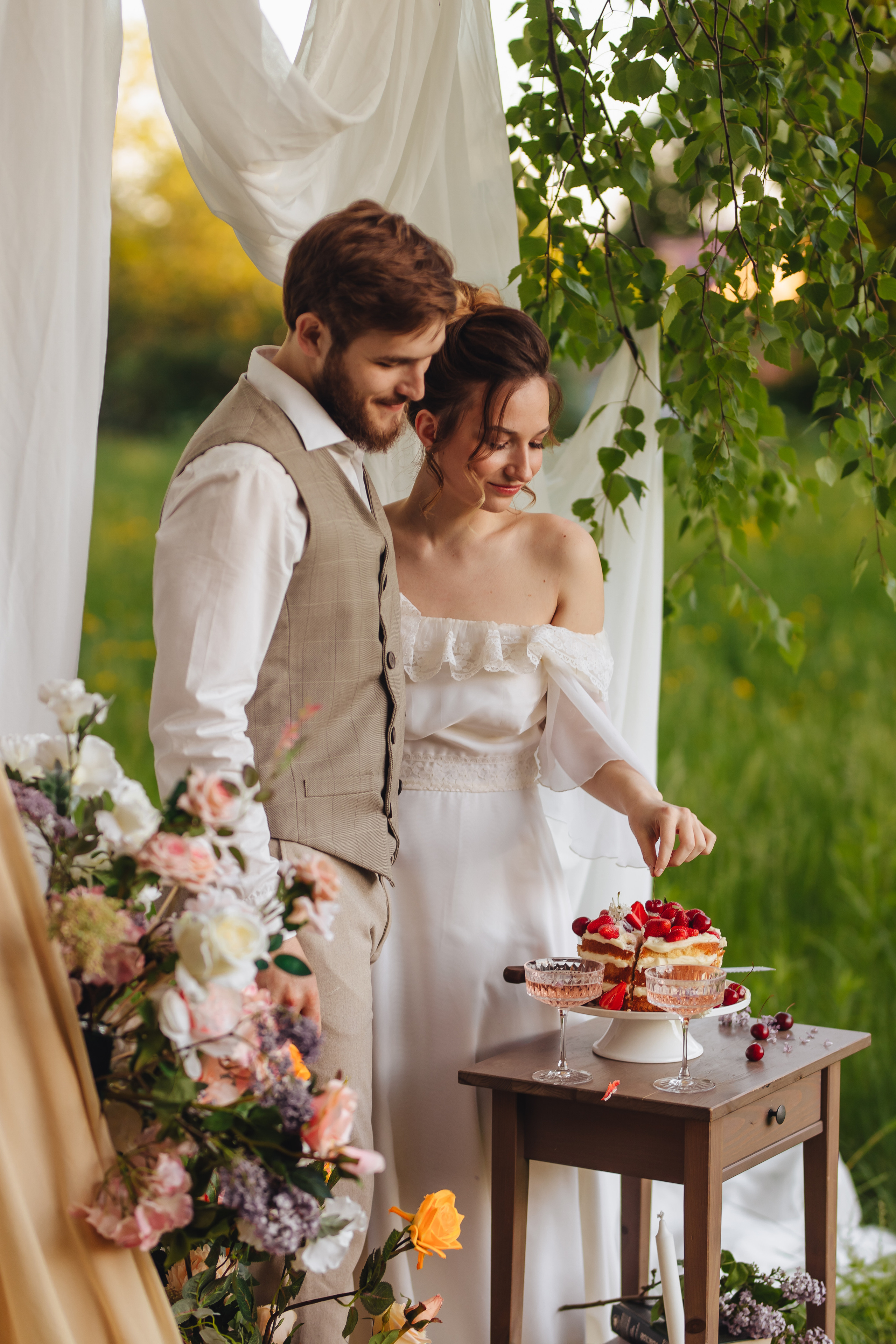 Андрей и Лиза. Свадебный и семейный фотограф в Туле и области Маша Костина
