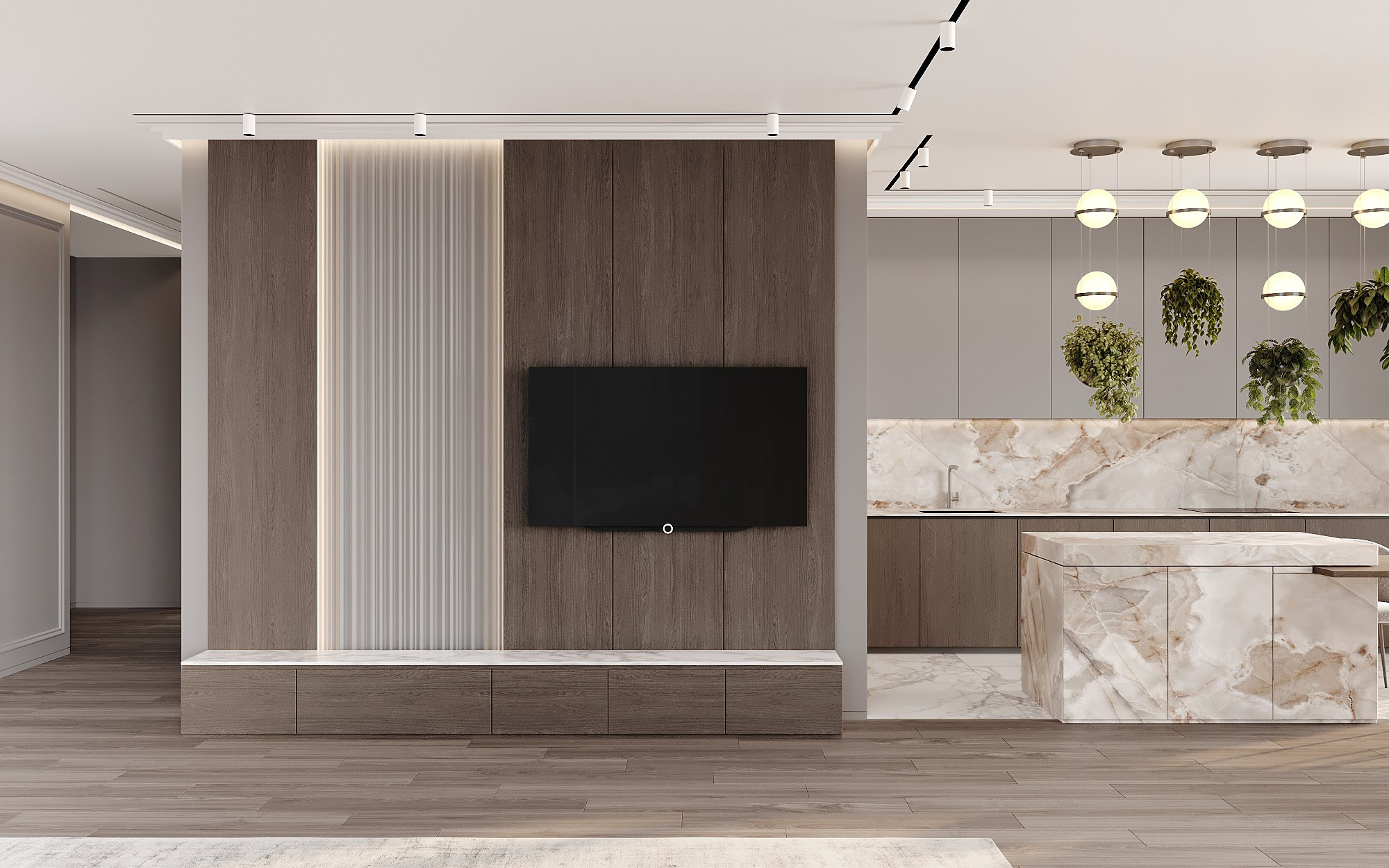 ЖК Зиларт. Квартира 120 м. кв. Дизайн интерьеров с Анастасией Рулевой