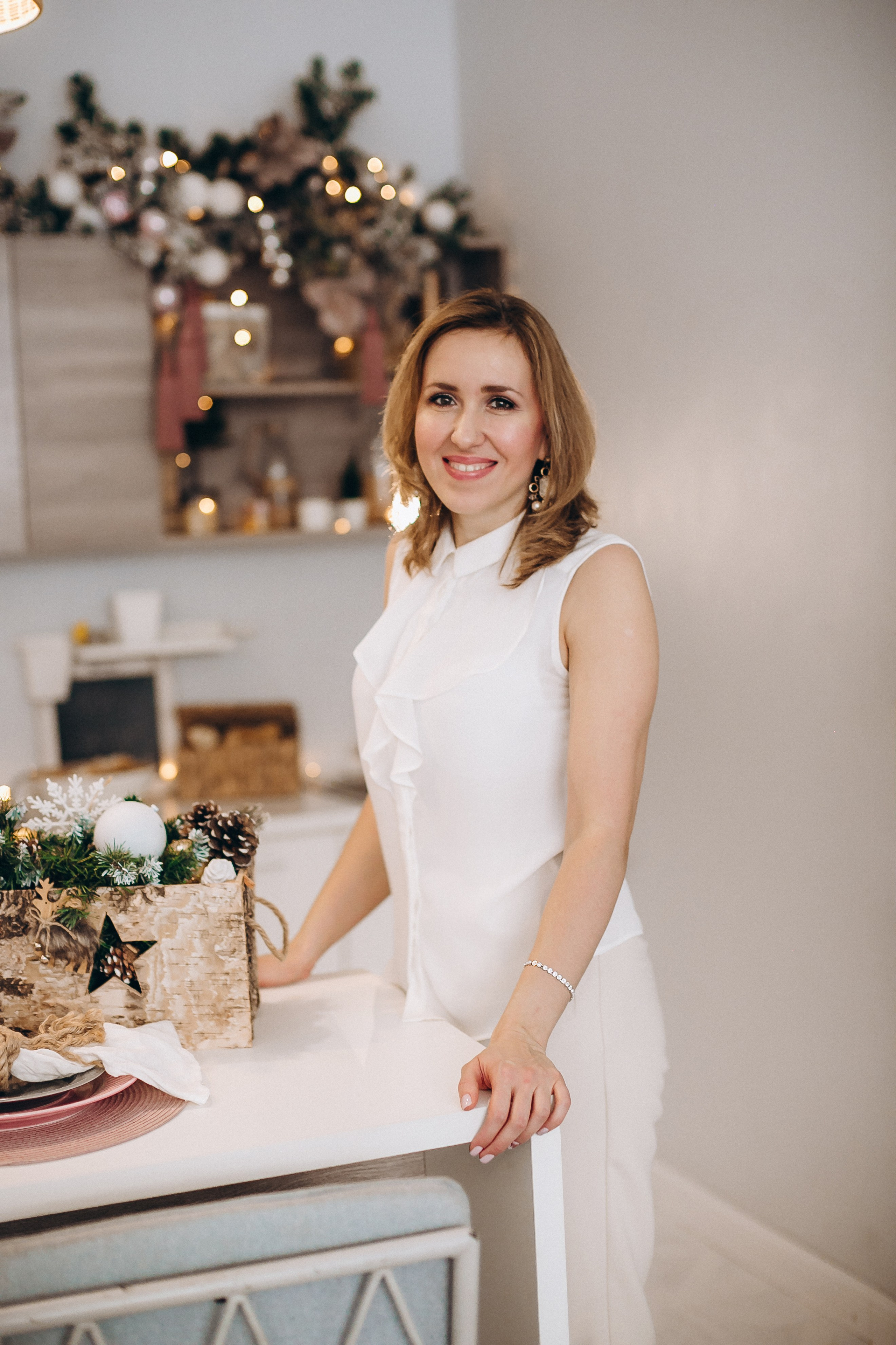 Новогодняя фотосессия в студии. Семейный, детский и школьный фотограф в Москве Рудницкая Анна