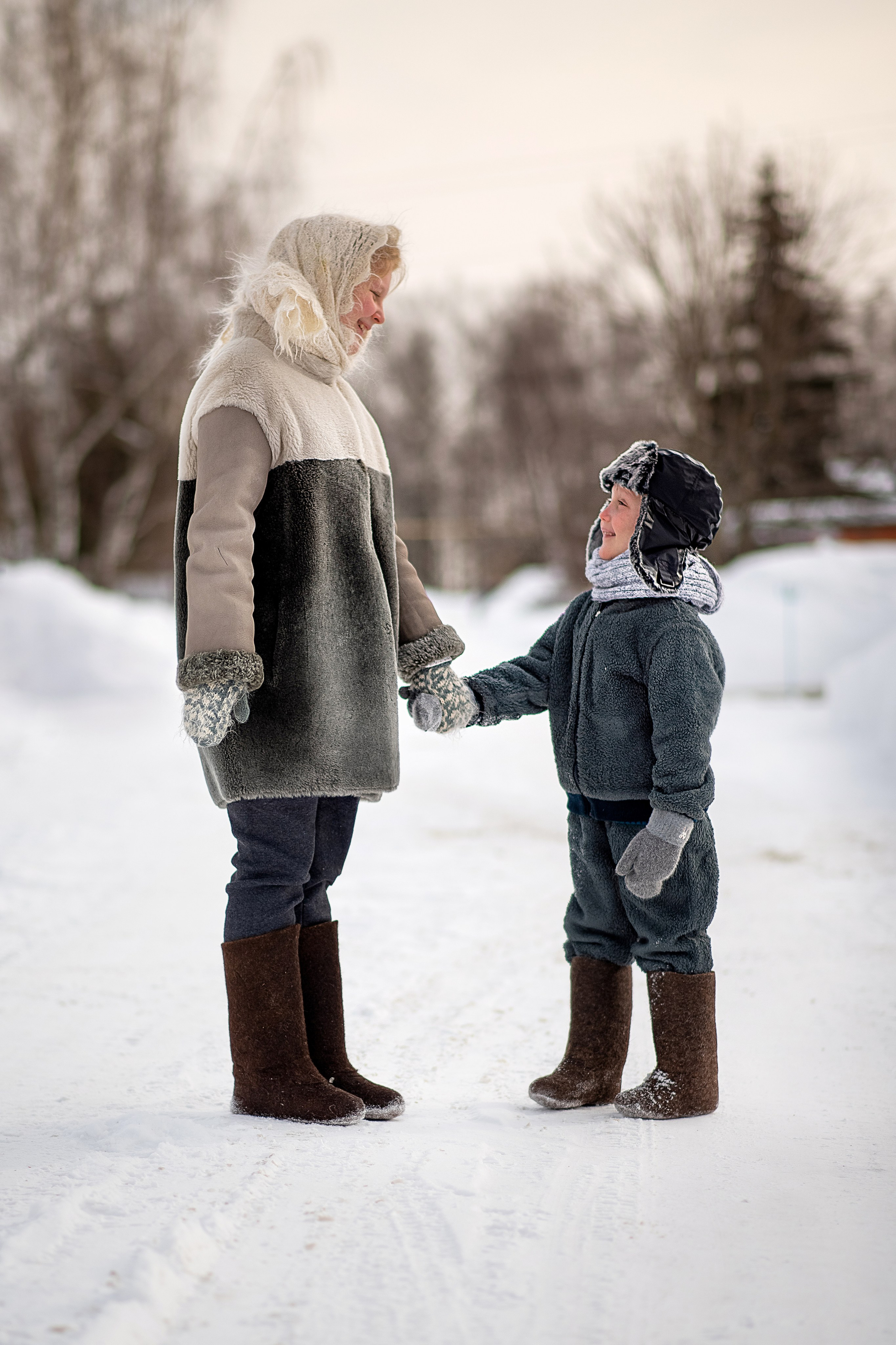 Тематическая семейная фотосессия в деревне. Семейный и детский фотограф в Туле Светлана Воронкова