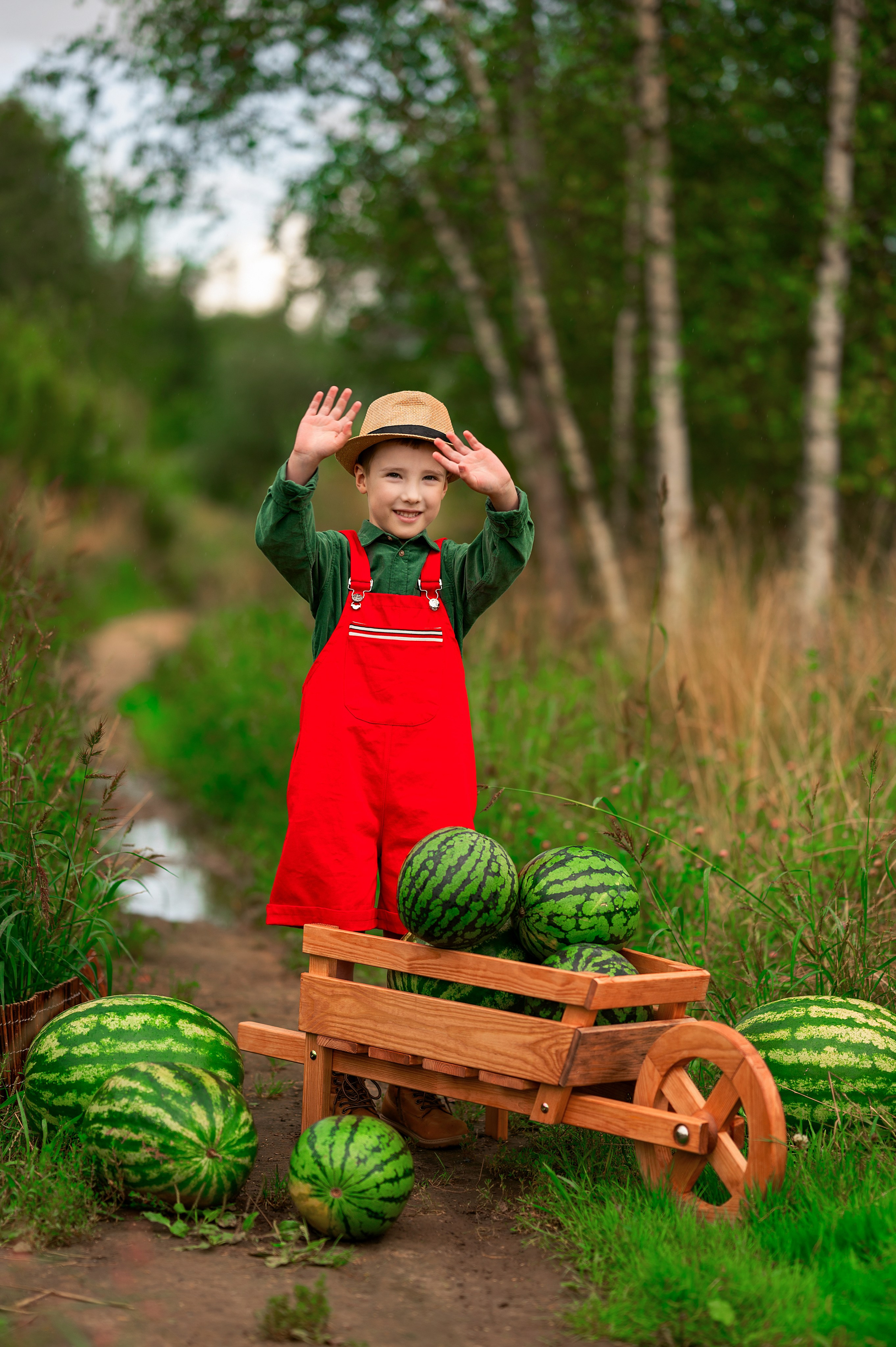 Фотопроект «Сочный арбуз». Детский и семейный фотограф г. Москва Оксана Катаджи