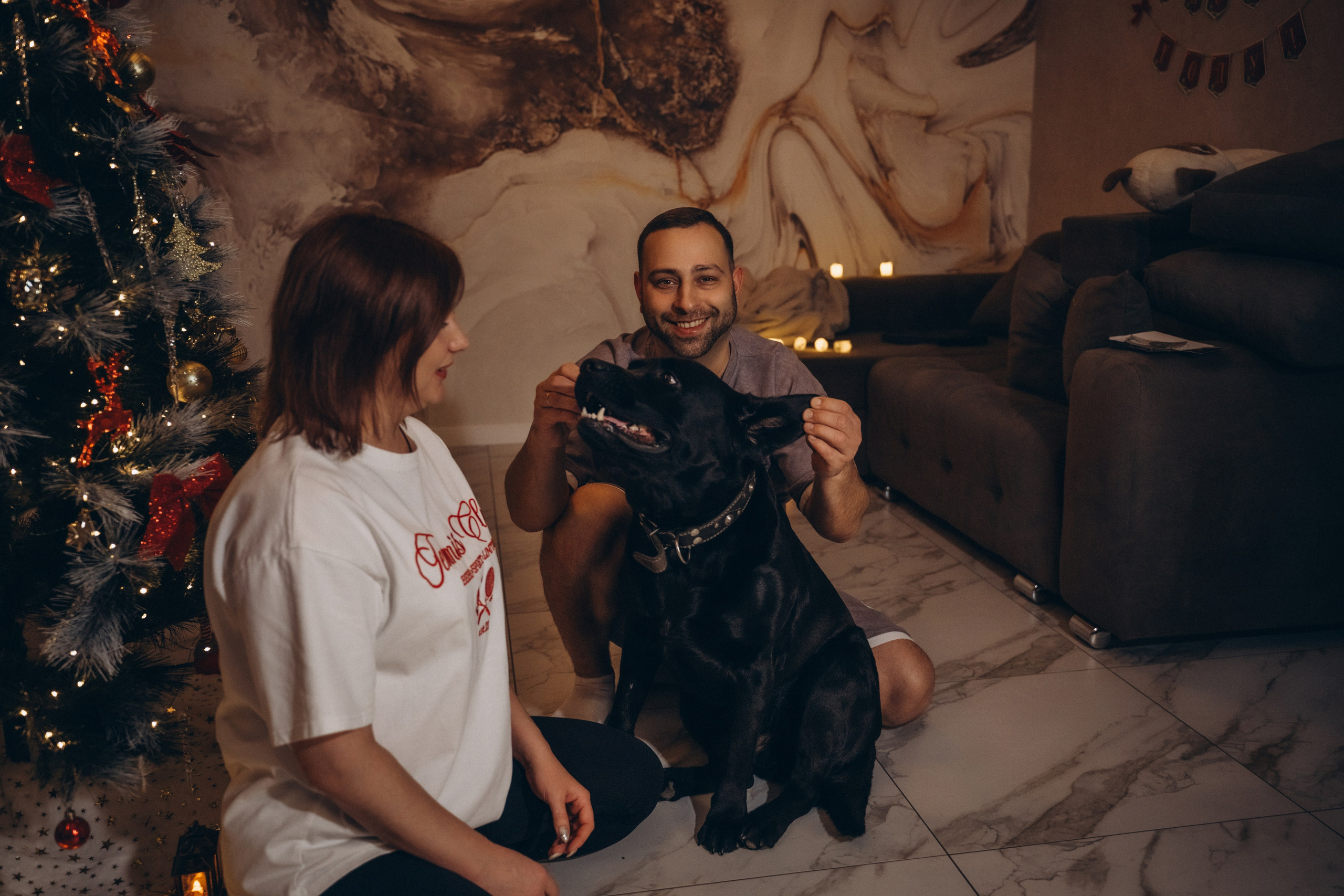 Семья Киприяновы, Новый год дома. Семейный фотограф в Белгороде Амелина Алина