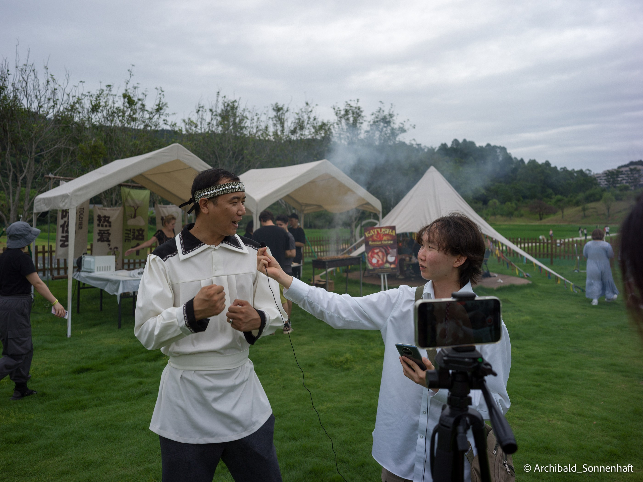 Yakuts festival of rebirth of nature after a hard winter. Photographer in Guangzhou, China. Archibald Sonnenhaft
