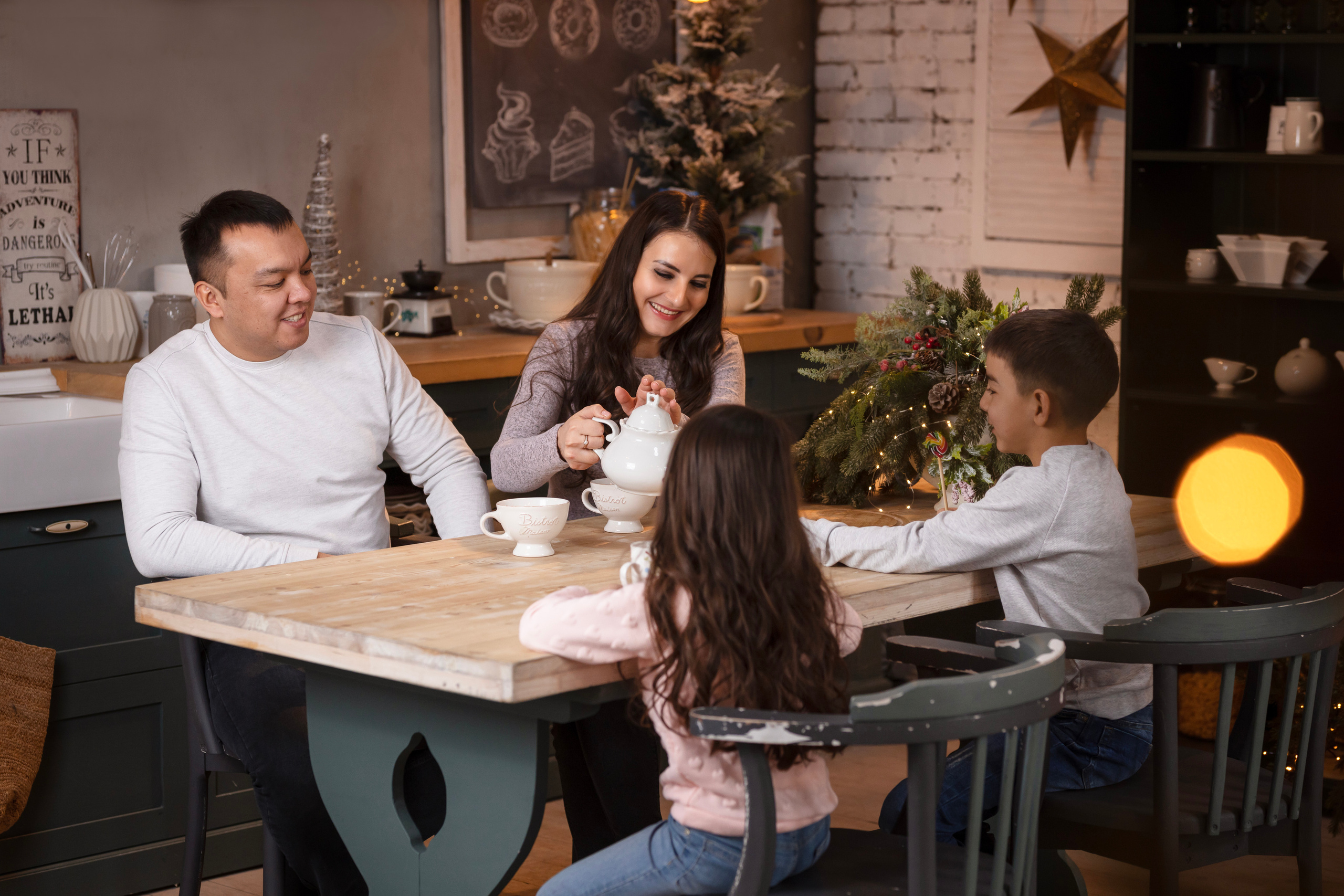 Новый год. Семейный и детский фотограф в Алматы Юлия Бельфер