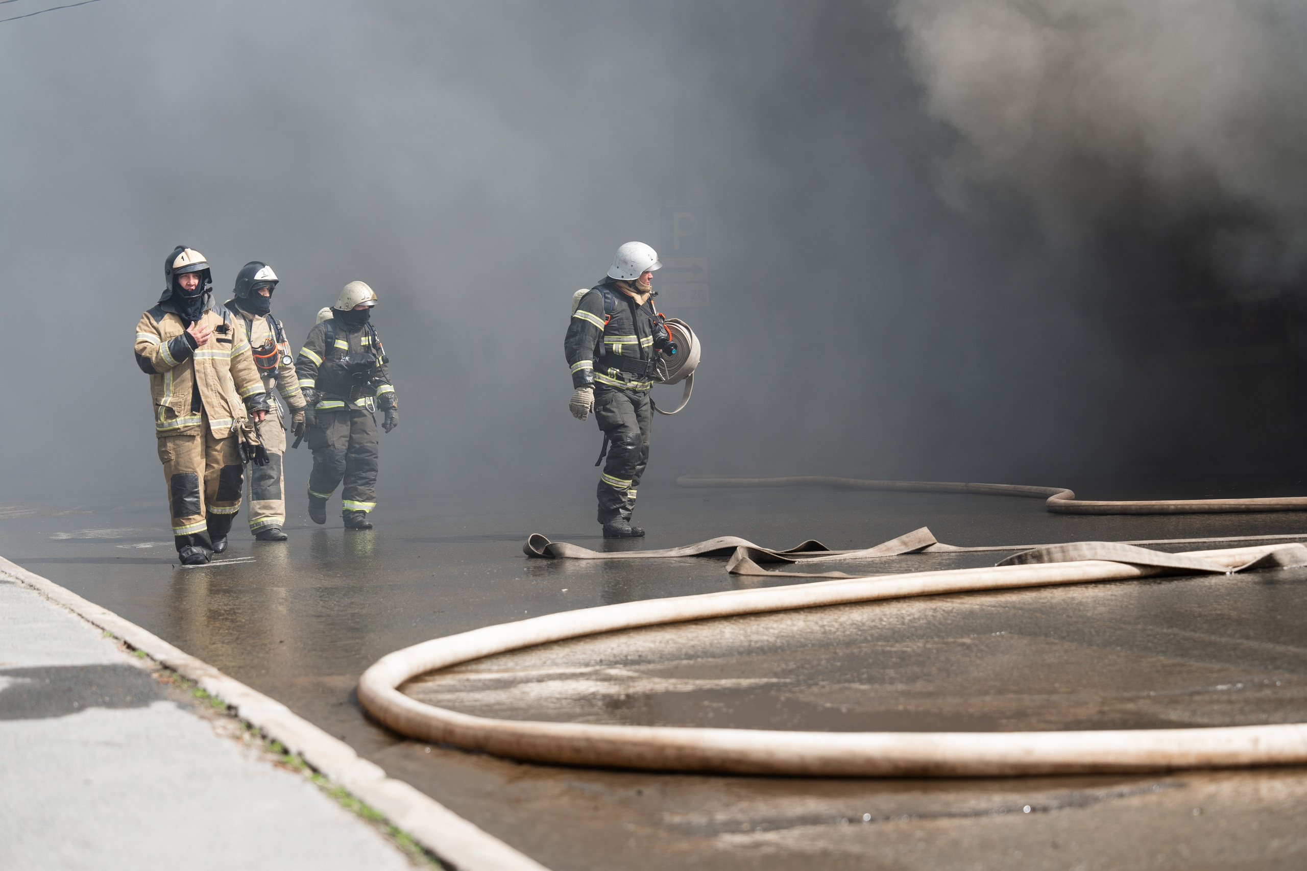 Пожар. Юрий Шмидт — Репортажный фотограф