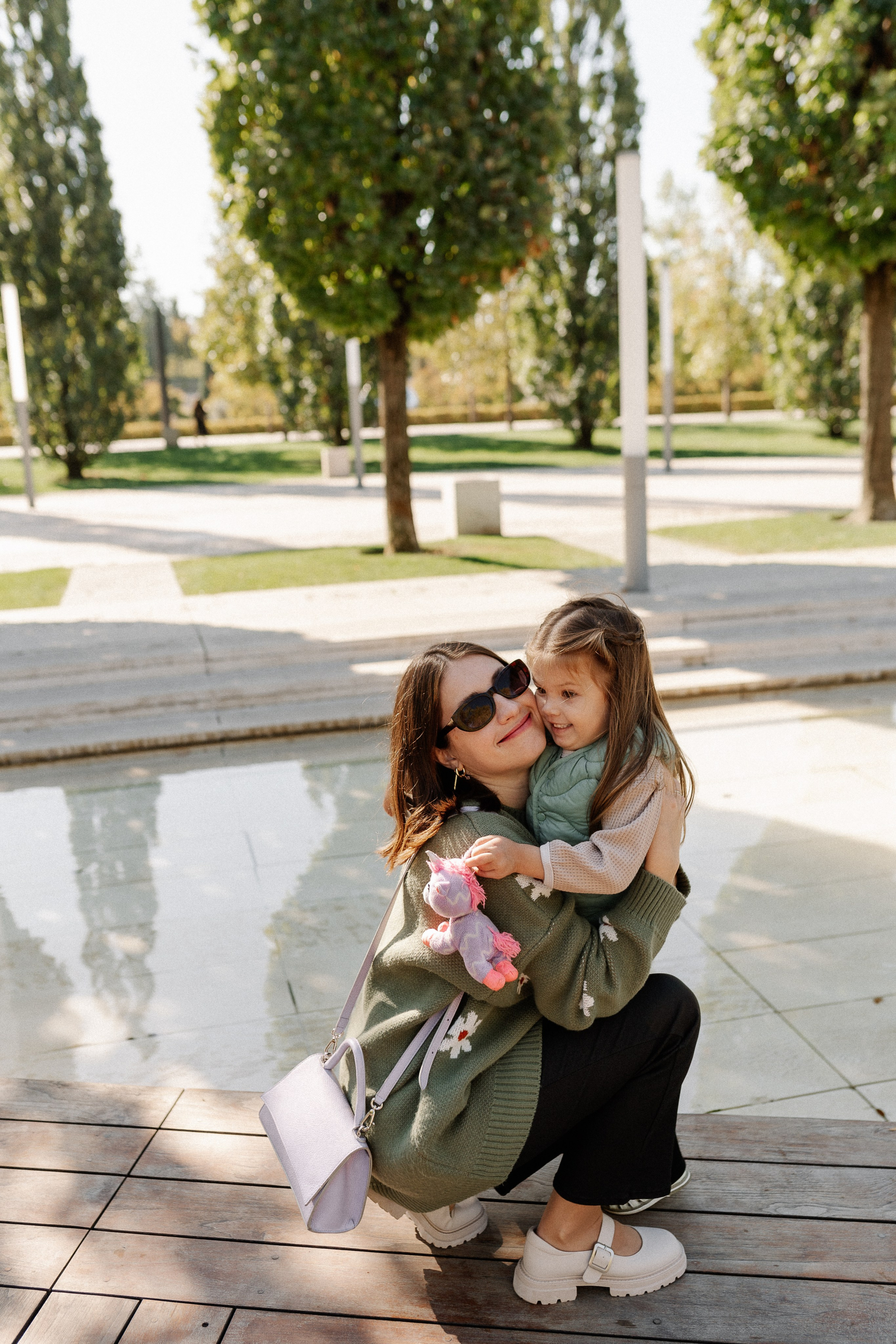 Женёк, Артём и Света в парке. Семейный и детский фотограф в Краснодаре