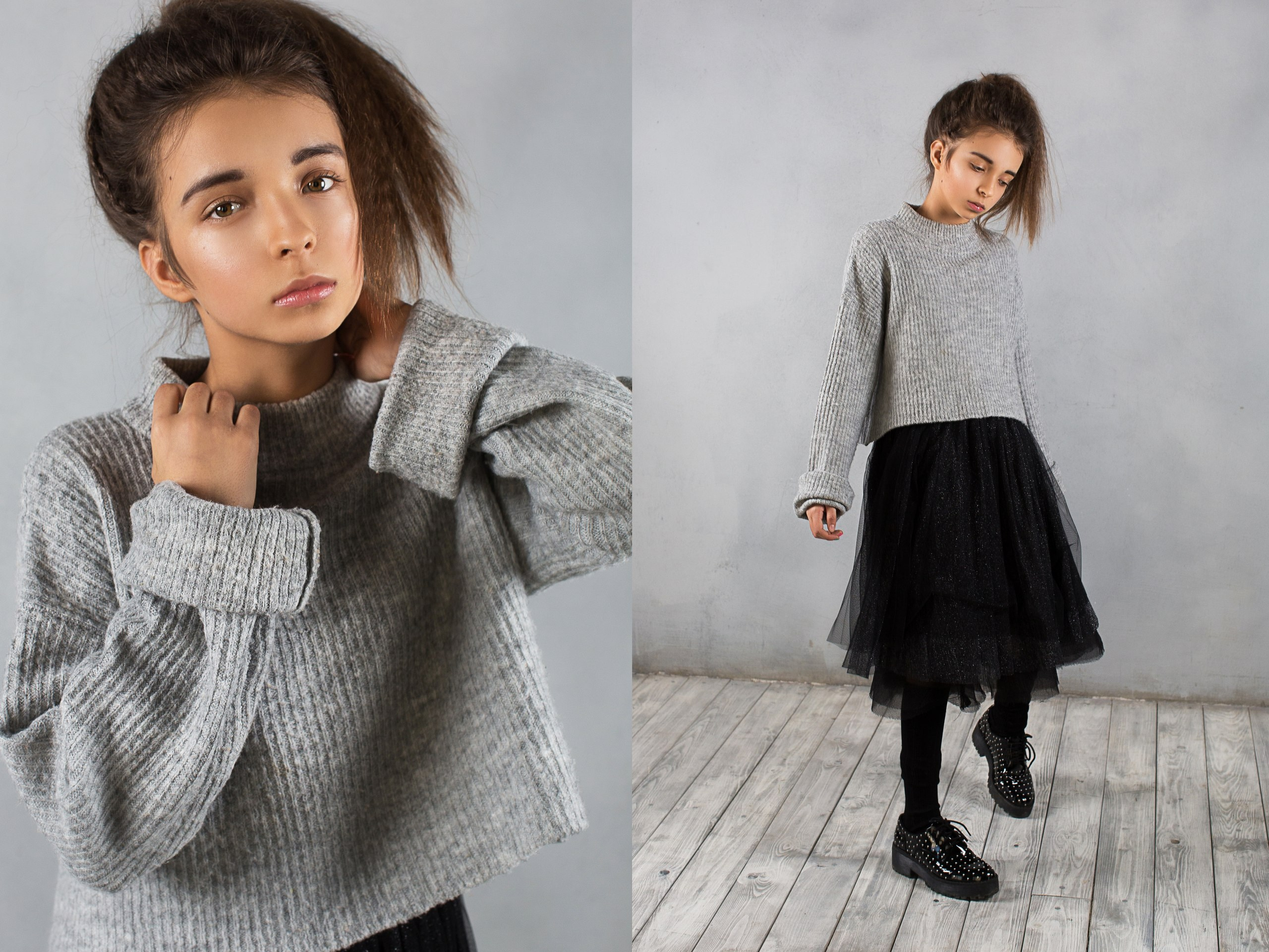 Детский портрет. Женский фотограф в Санк-Петербурге и Москве — фотосессия девушки в студии, портрет, фотосъемка