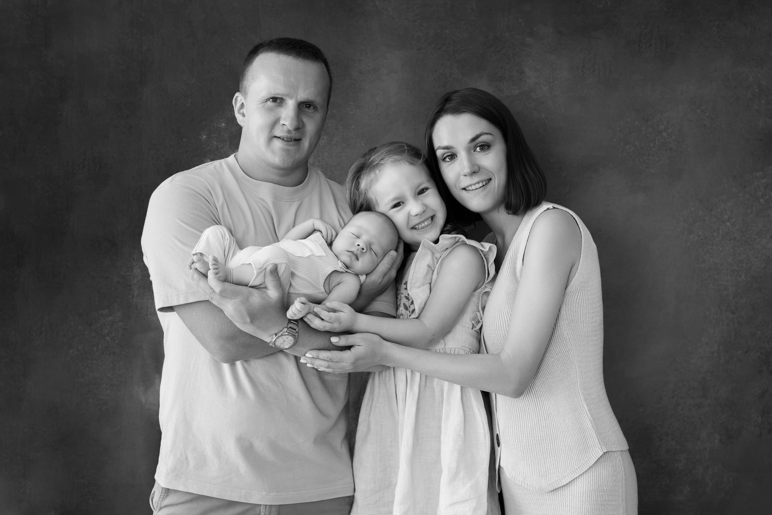 Портретные семейные. Фотограф новорожденных в Москве Кристина Ткач