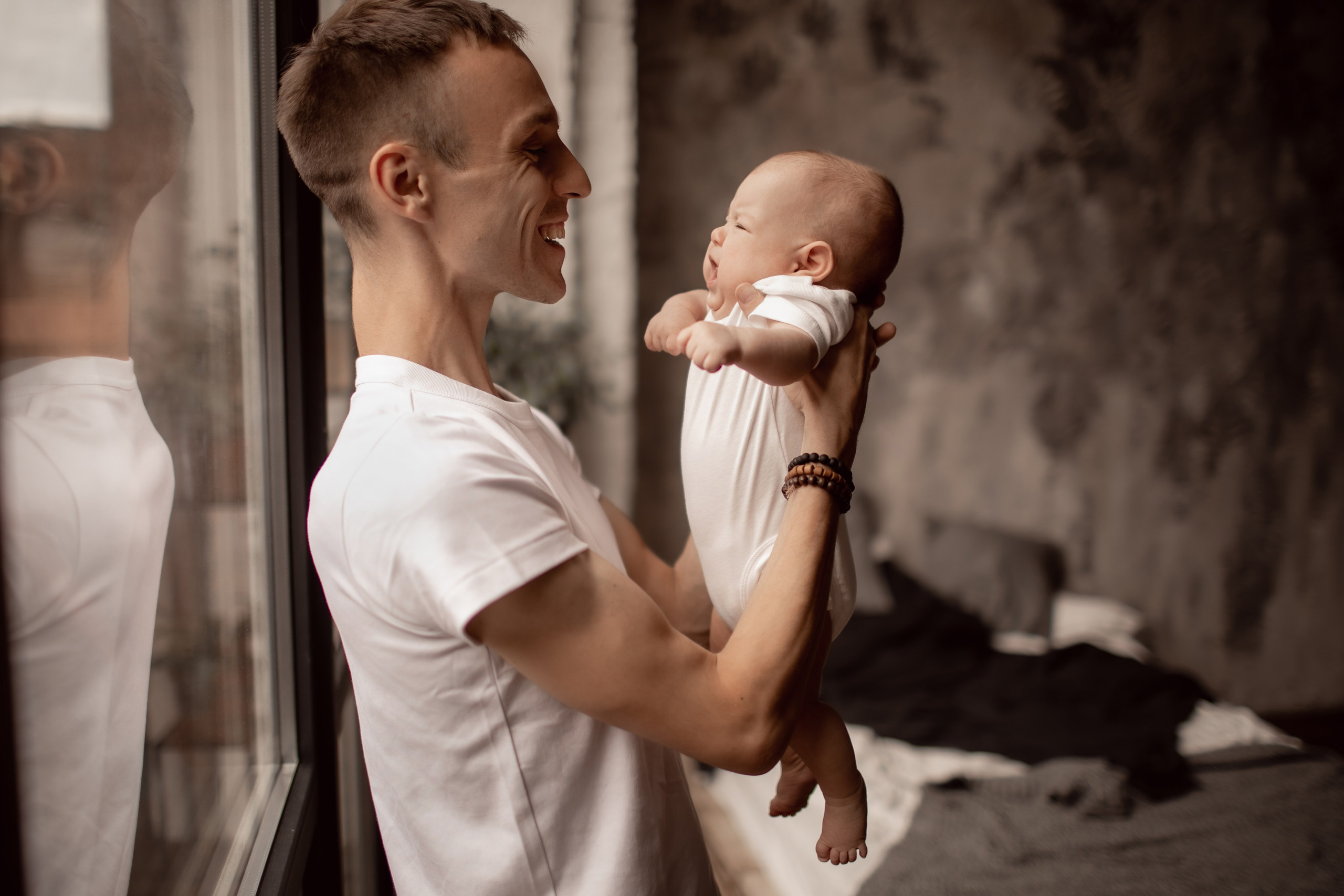 Валерия и Геннадий с крошкой. Семейный фотограф в Москве