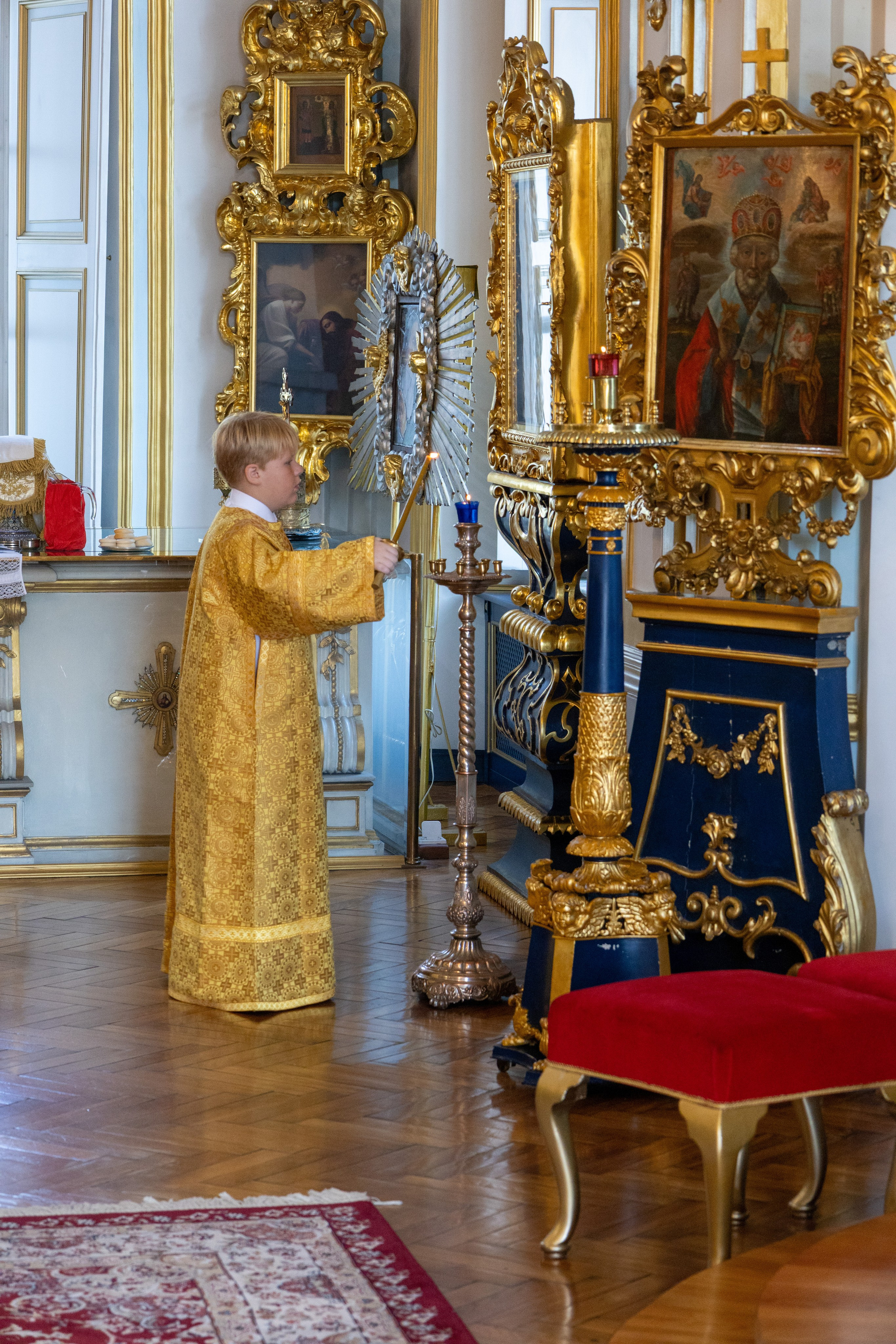 НЕДЕЛЯ 13-Я ПО ПЯТИДЕСЯТНИЦЕ. ГЛАС 4-Й. ПЕРЕНЕСЕНИЕ МОЩЕЙ АП. ВАРФОЛОМЕЯ. АП. ОТ 70-ТИ ТИТА, ЕП. КРИТСКОГО. НИКОЛО-БОГОЯВЛЕНСКИЙ МОРСКОЙ СОБОР