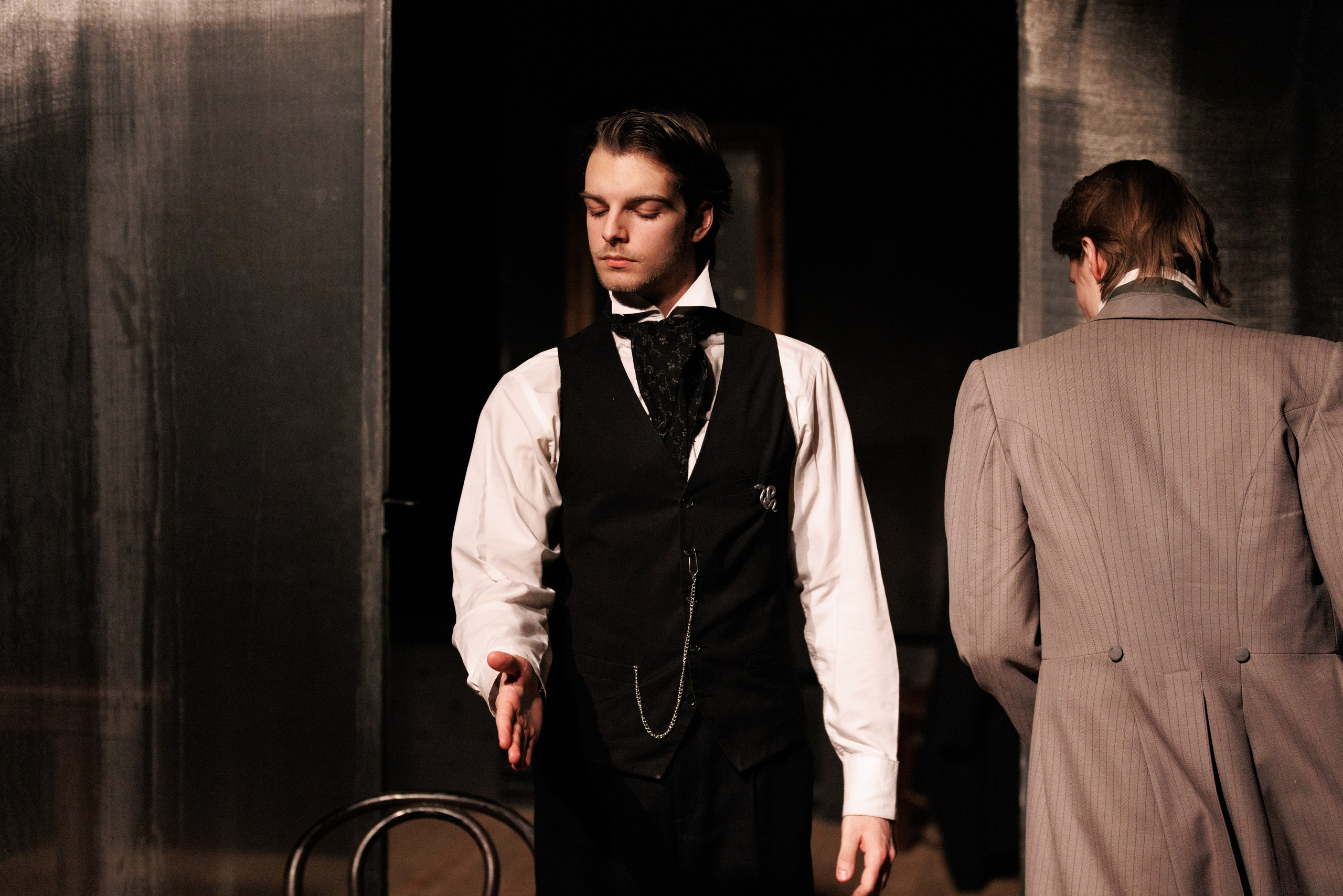 "Бесы. Репетиция". Спектакль студентов Щепкинского училища. Спортивный фотограф Алексей Соломин