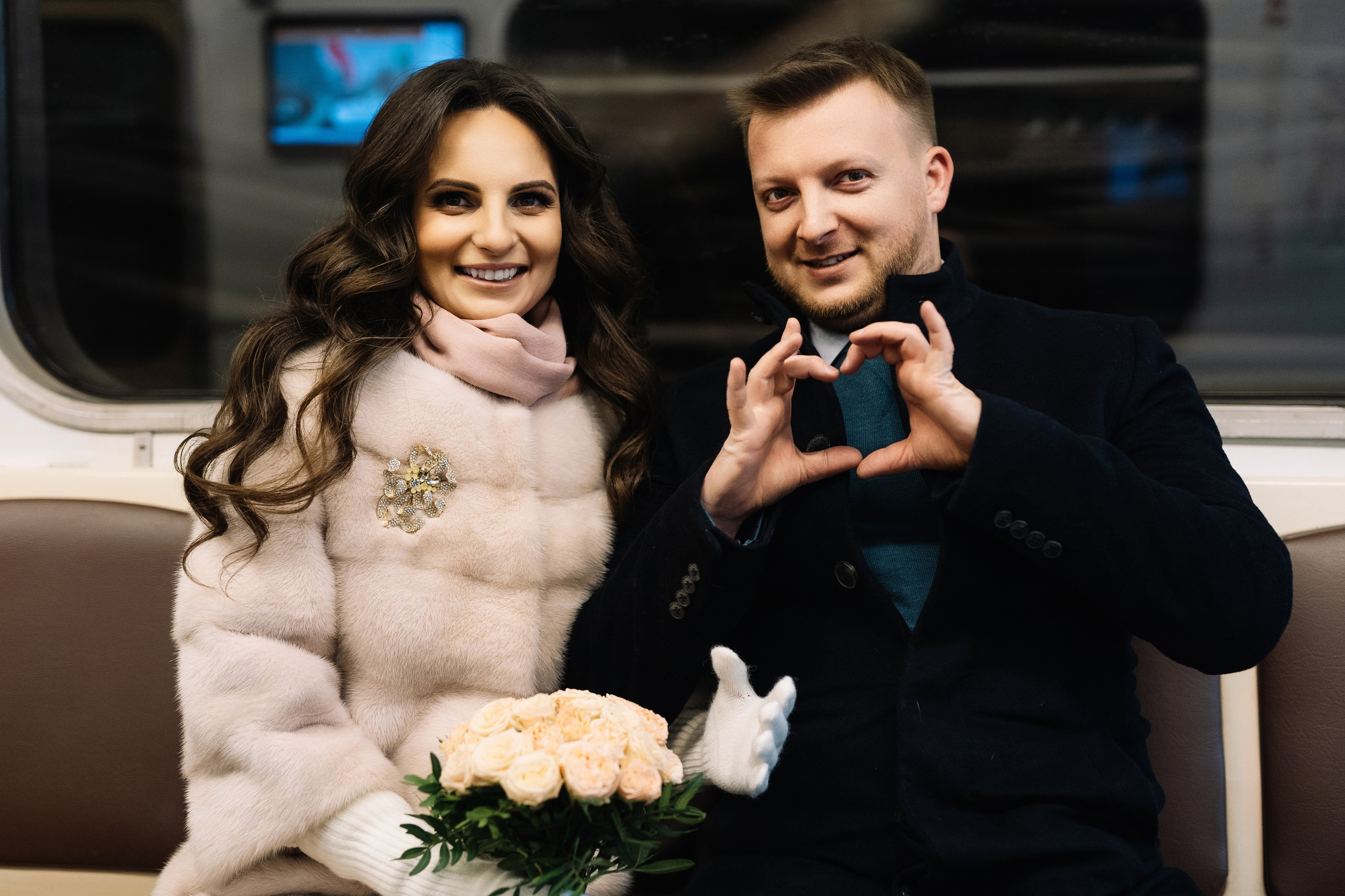 Свадебная фотосессия Лилии и Романа, прогулка в центре Москвы. Свадебный фотограф в Тамбове Павел Четвертков