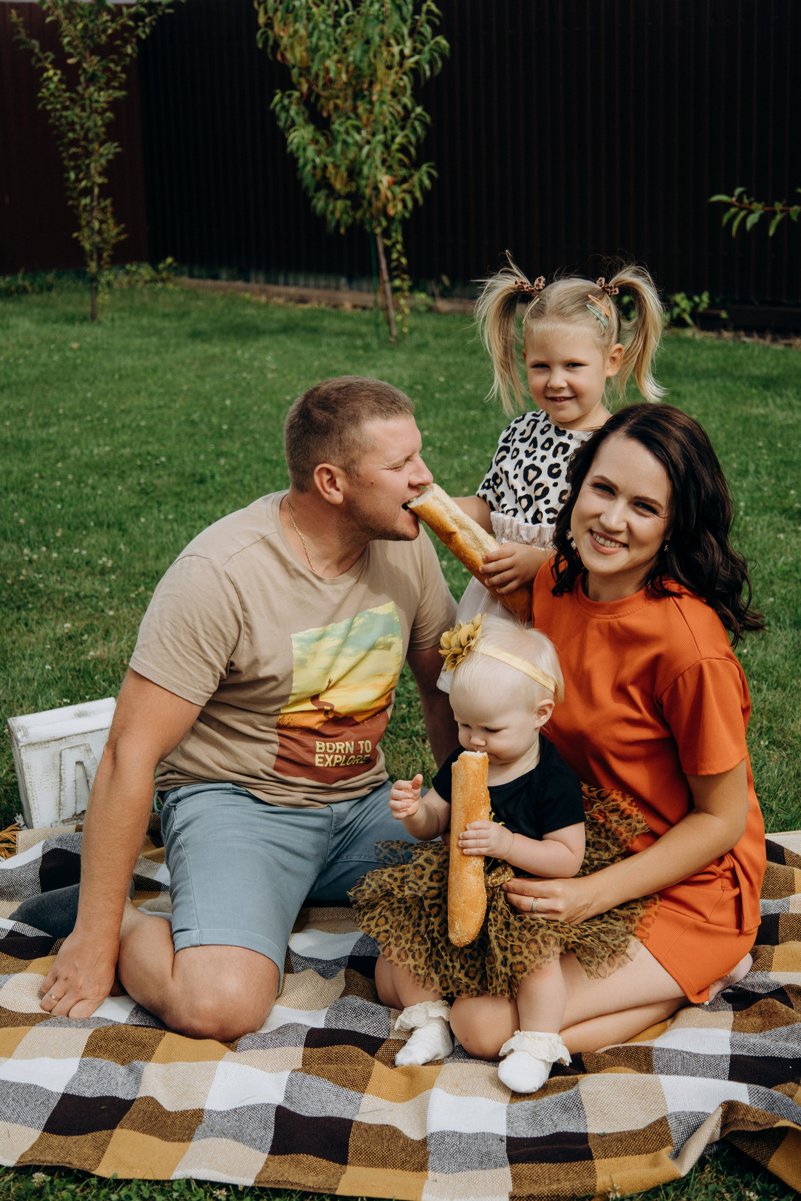 Хрустящие батоны и крошка Милана. Портретный и семейный фотограф в Воронеже Ксения Ремизова