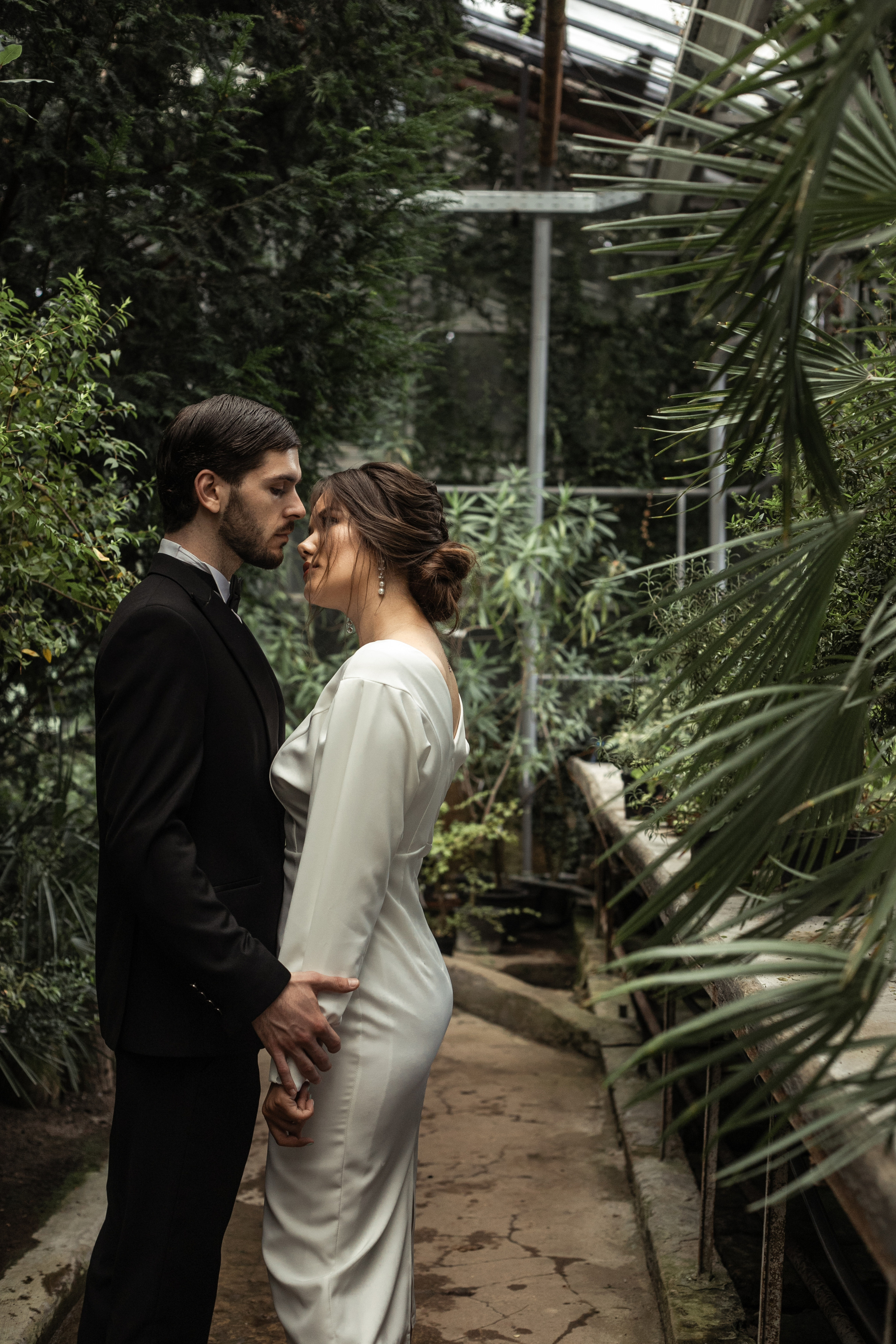 свадьба, свадебная фотосессия, оранжерея, свадебный