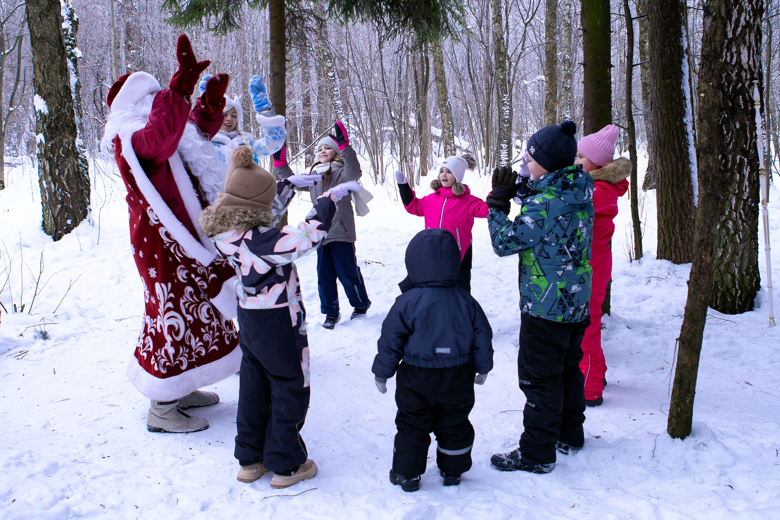 Новый год в лесу. Выпускные альбомы для школ и детских садов