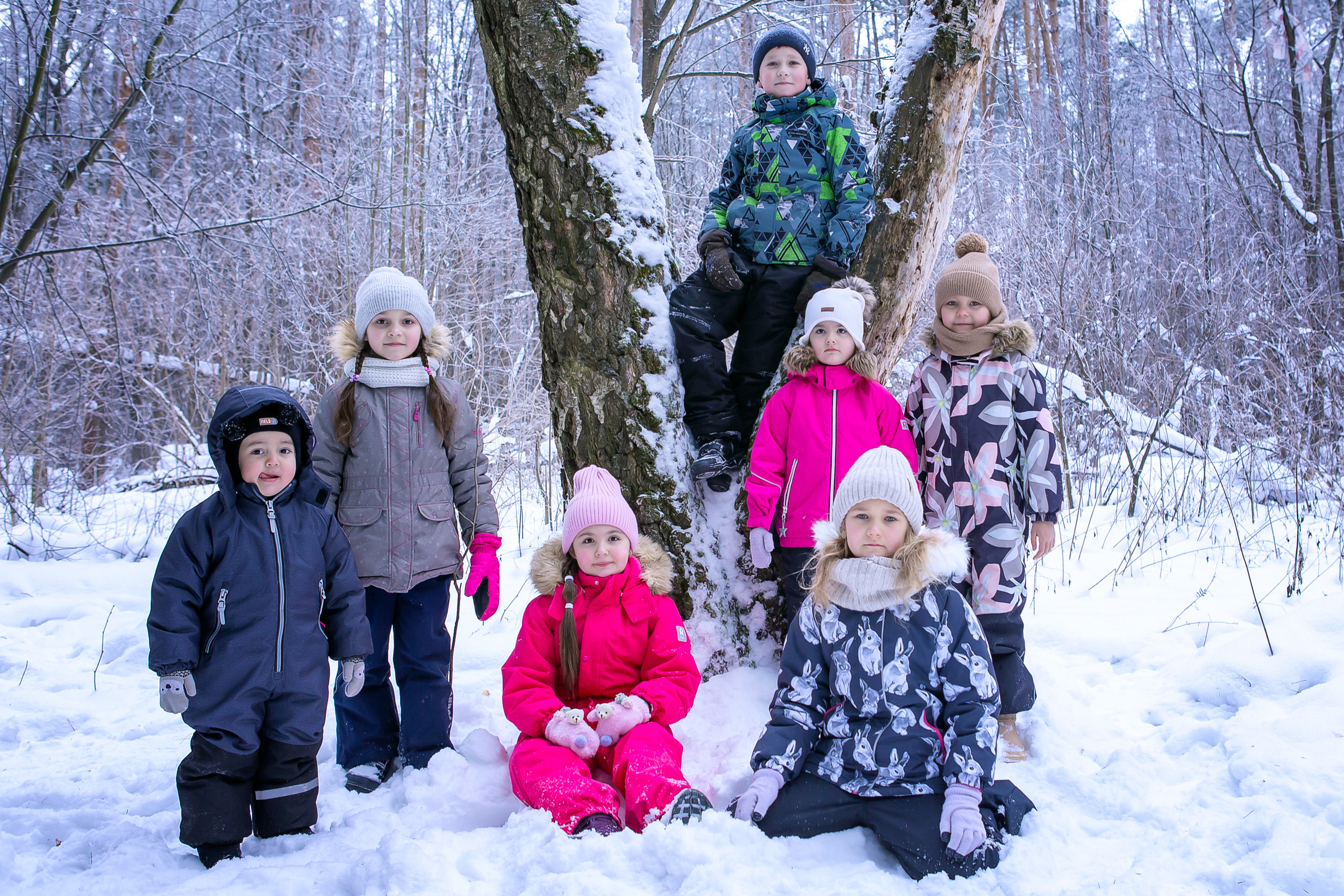 Новый год в лесу. Выпускные альбомы для школ и детских садов