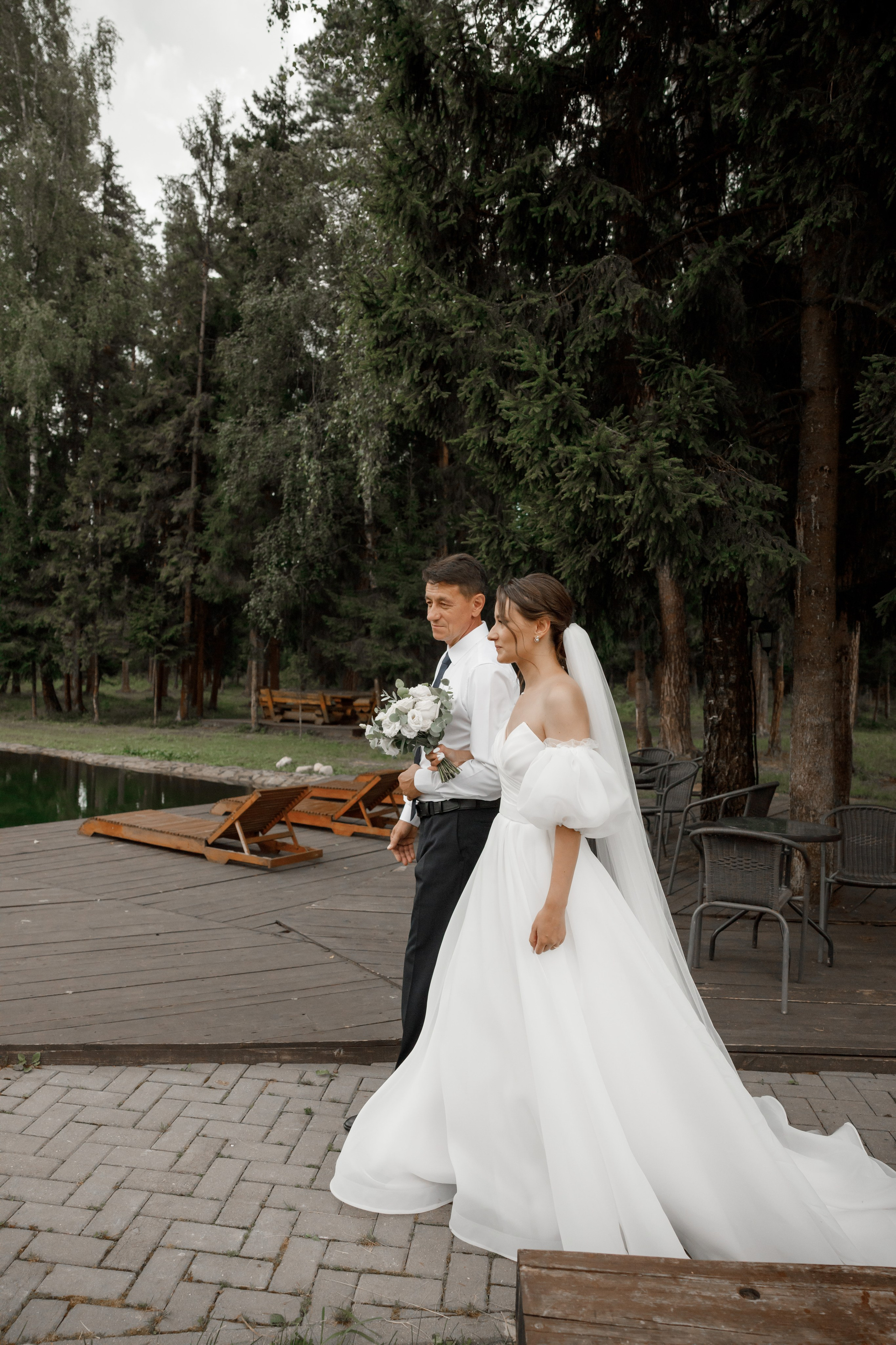 Полина и Дмитрий, загородный клуб «Барин», ЗАГС в г. Пушкино. Свадебный и репортажный фотограф (Москва, Королев и другие)