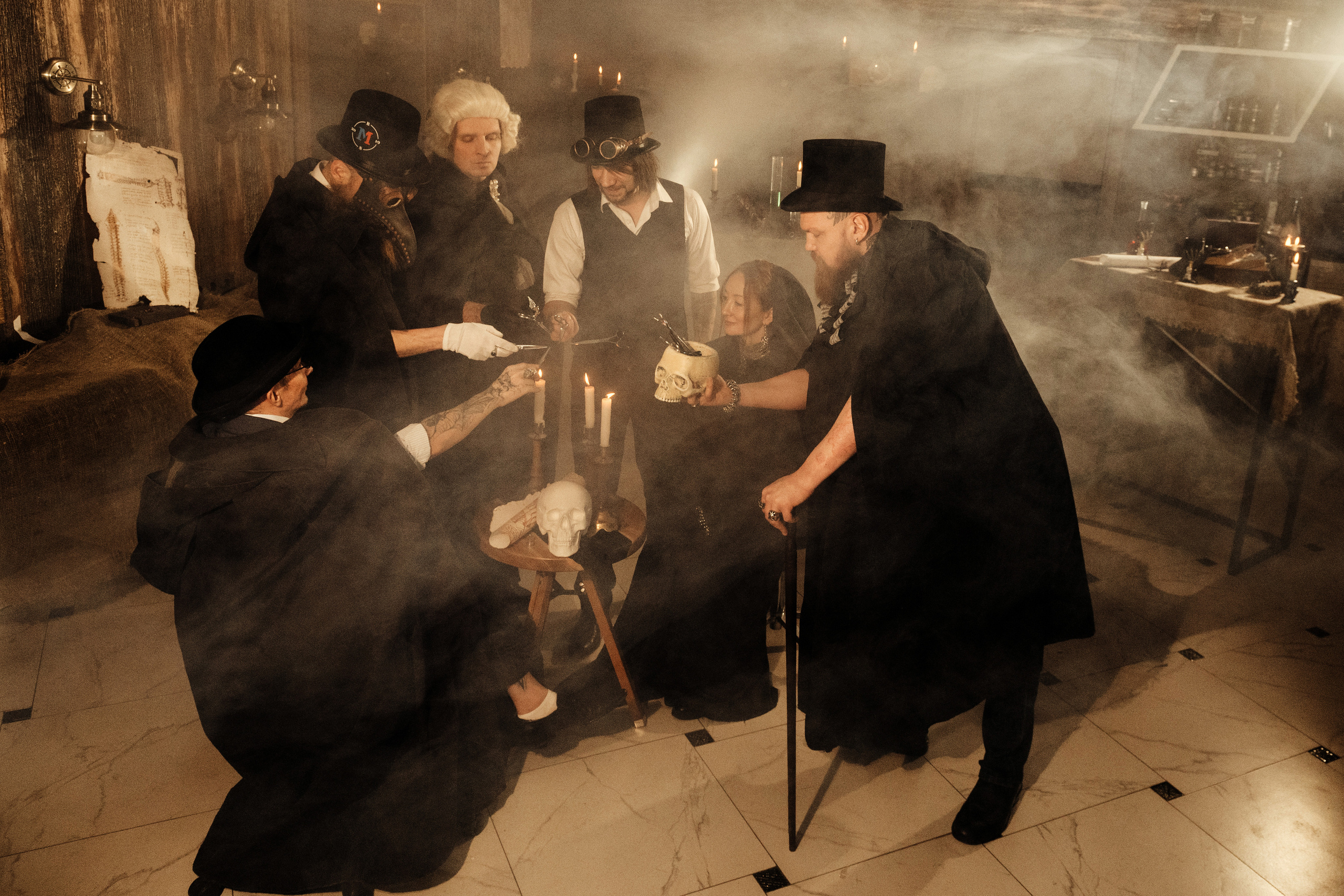 NIGHT BARBERS. Фотограф Алексей Маринин. Москва