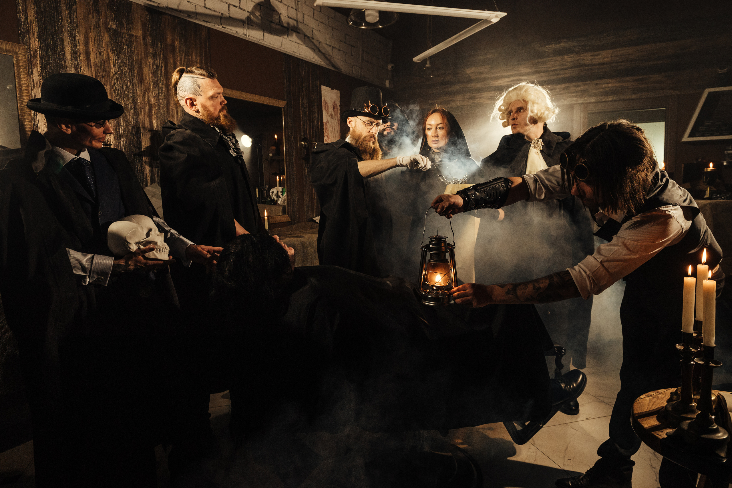 NIGHT BARBERS. Фотограф Алексей Маринин. Москва