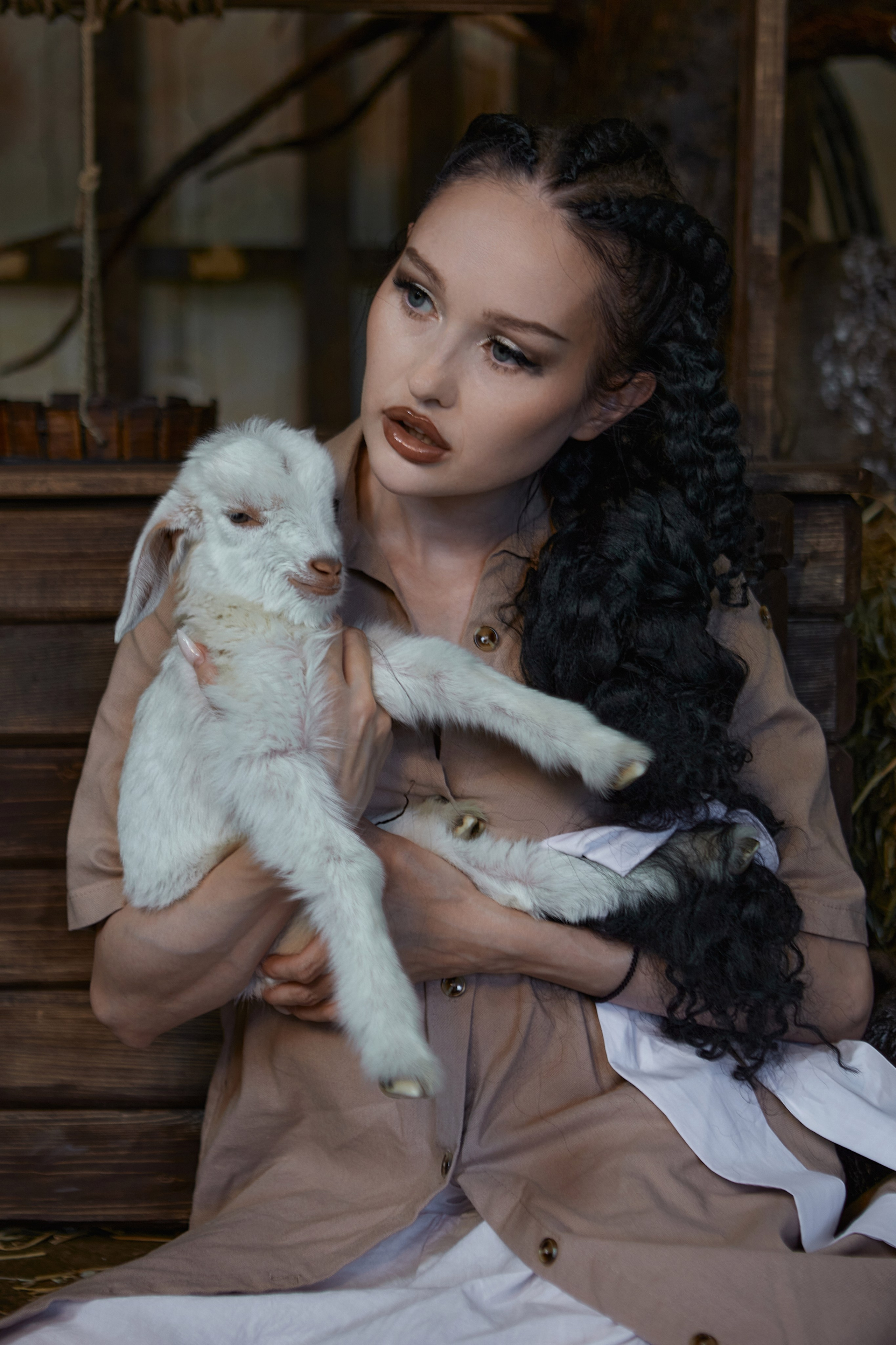 Фотосессия с маленькой козочкой. Семейный и свадебный фотограф в Краснодаре Михеева Светлана