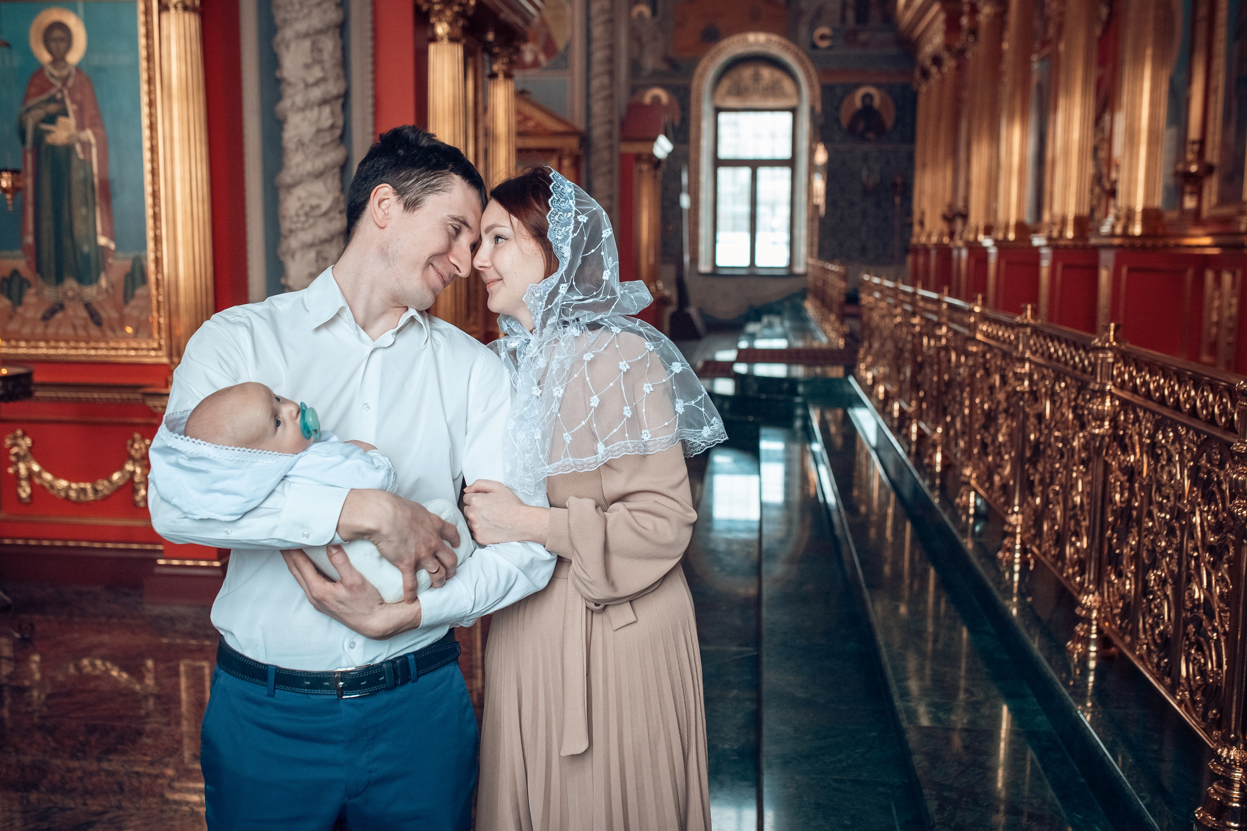 Крещение Ивана в храме Георгия Всеволодовича. Екатерина Крапивина фотограф церковных Таинств в Нижний Новгороде