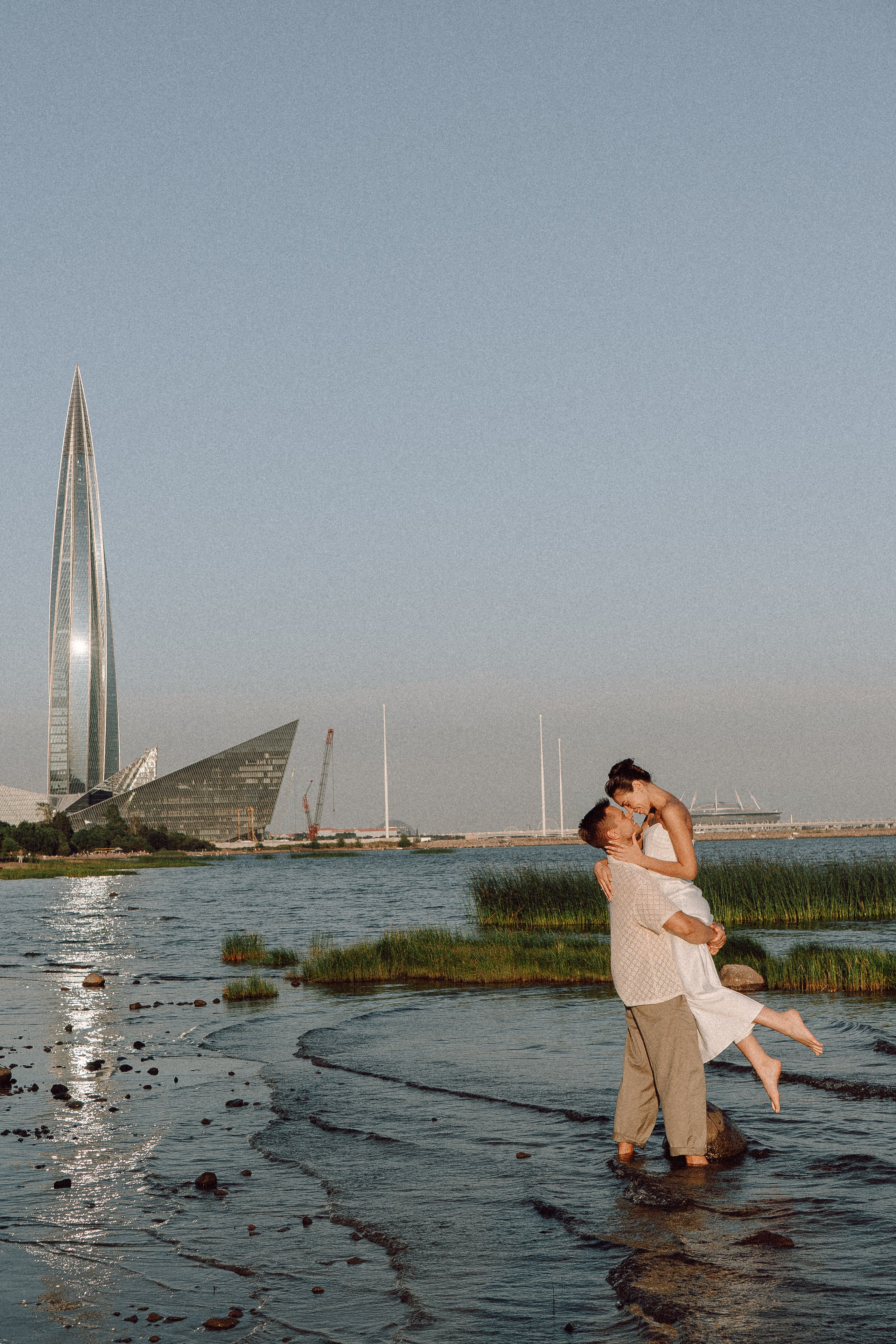 СВАДЕБНАЯ ФОТОСЕССИЯ ВЫЕЗДНОЙ ЦЕРЕМОНИИ (ФИНСКИЙ ЗАЛИВ). Профессиональный фотограф, Санкт-Петербург — Виктория Богомолова