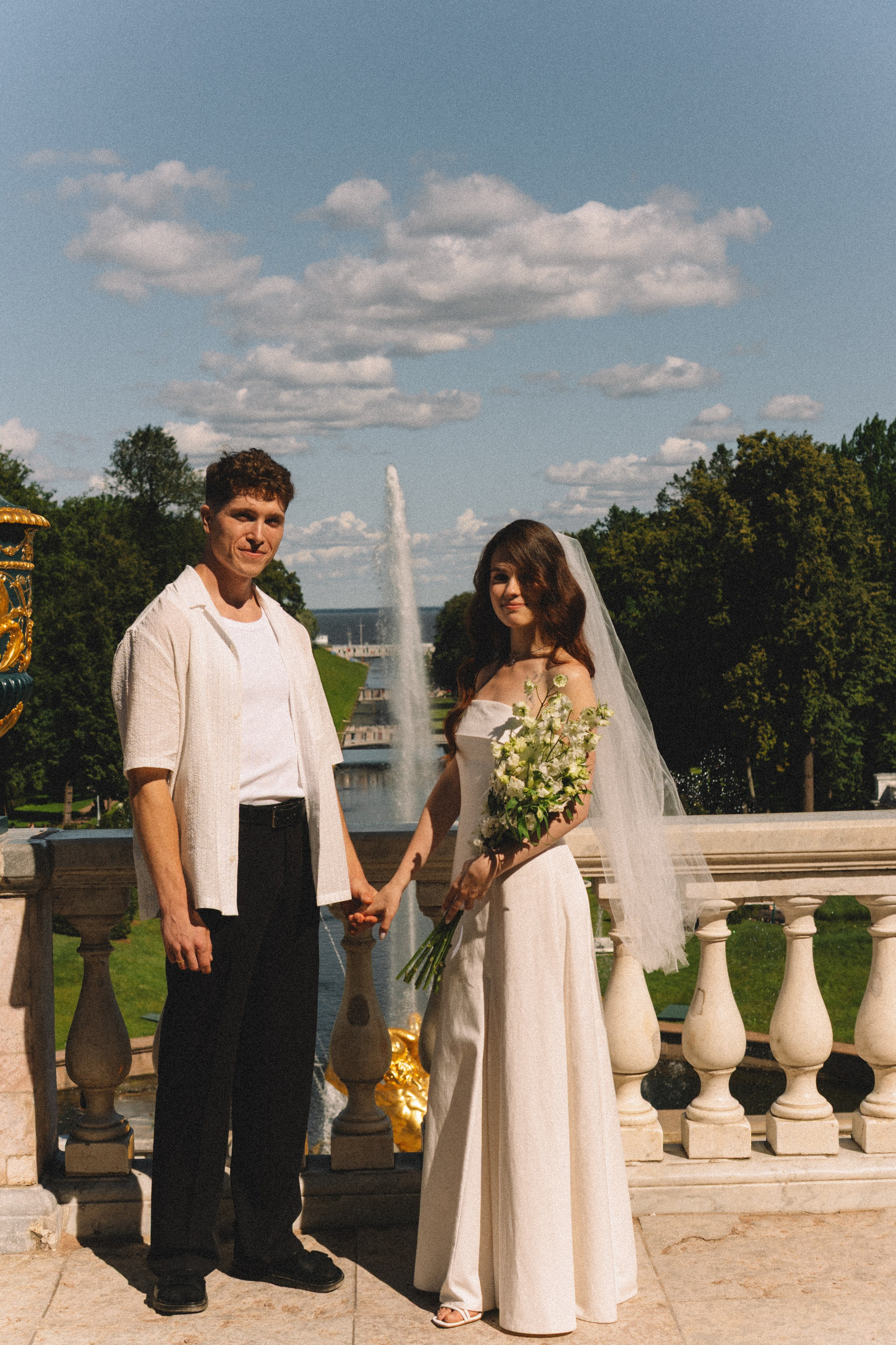 СВАДЕБНАЯ СЬЕМКА В ПЕТЕРГОФЕ И СЬЕМКА РЕПОРТАЖА В ЗАГСЕ ПЕТЕРГОФА. Профессиональный фотограф, Санкт-Петербург — Виктория Богомолова